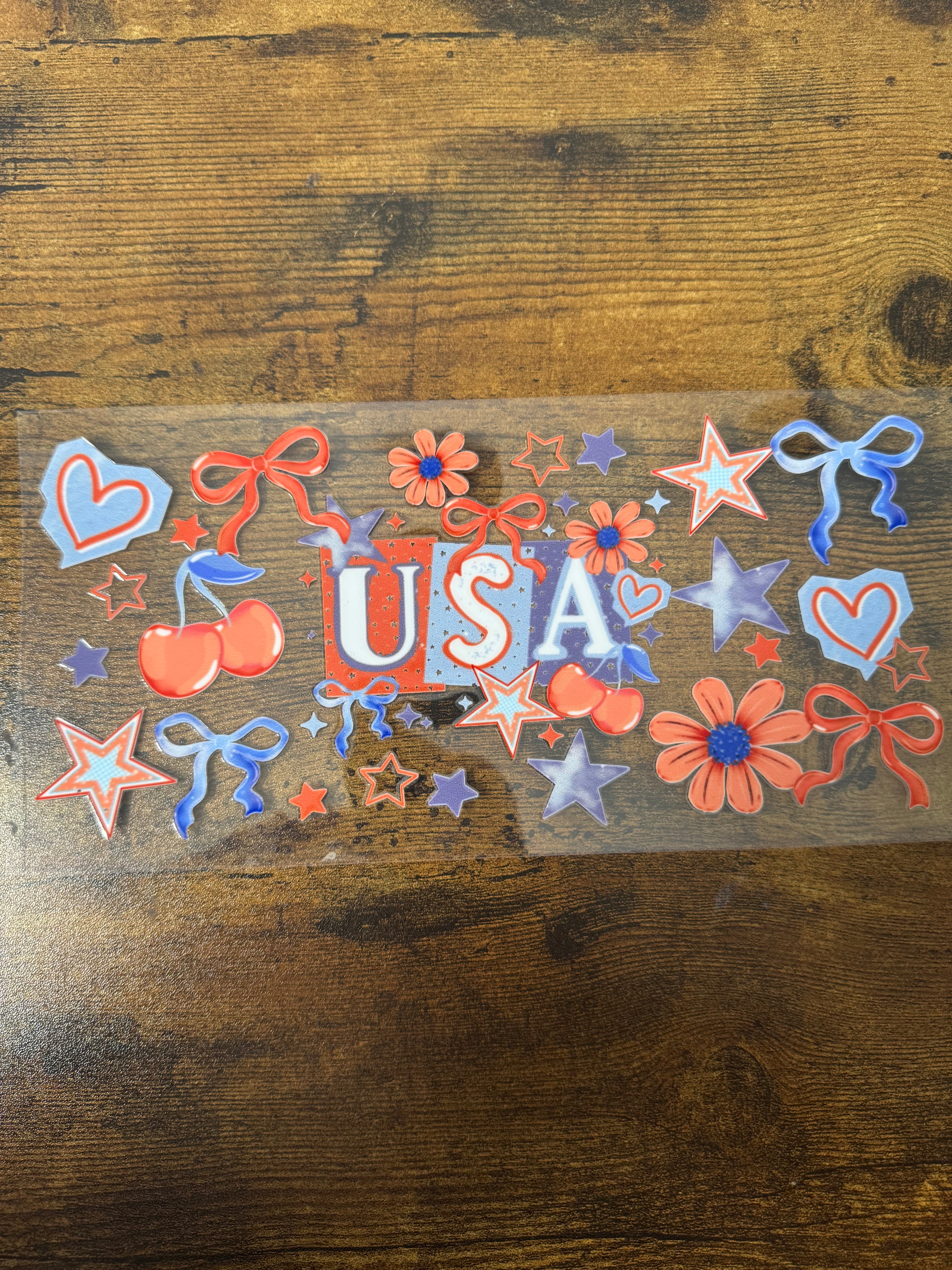 USA Cherry & Bow Wrap