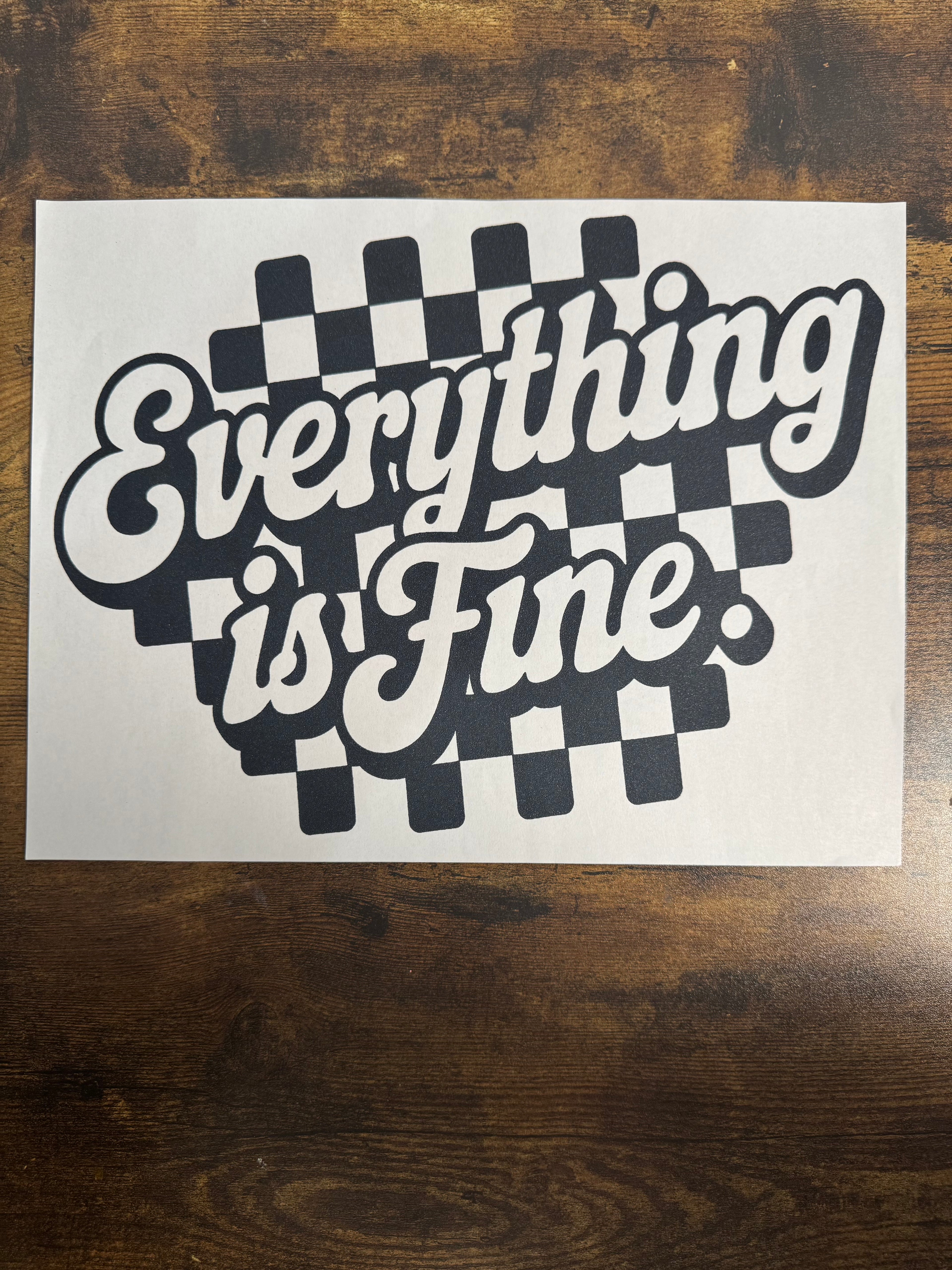 Everything is Fine Transfer