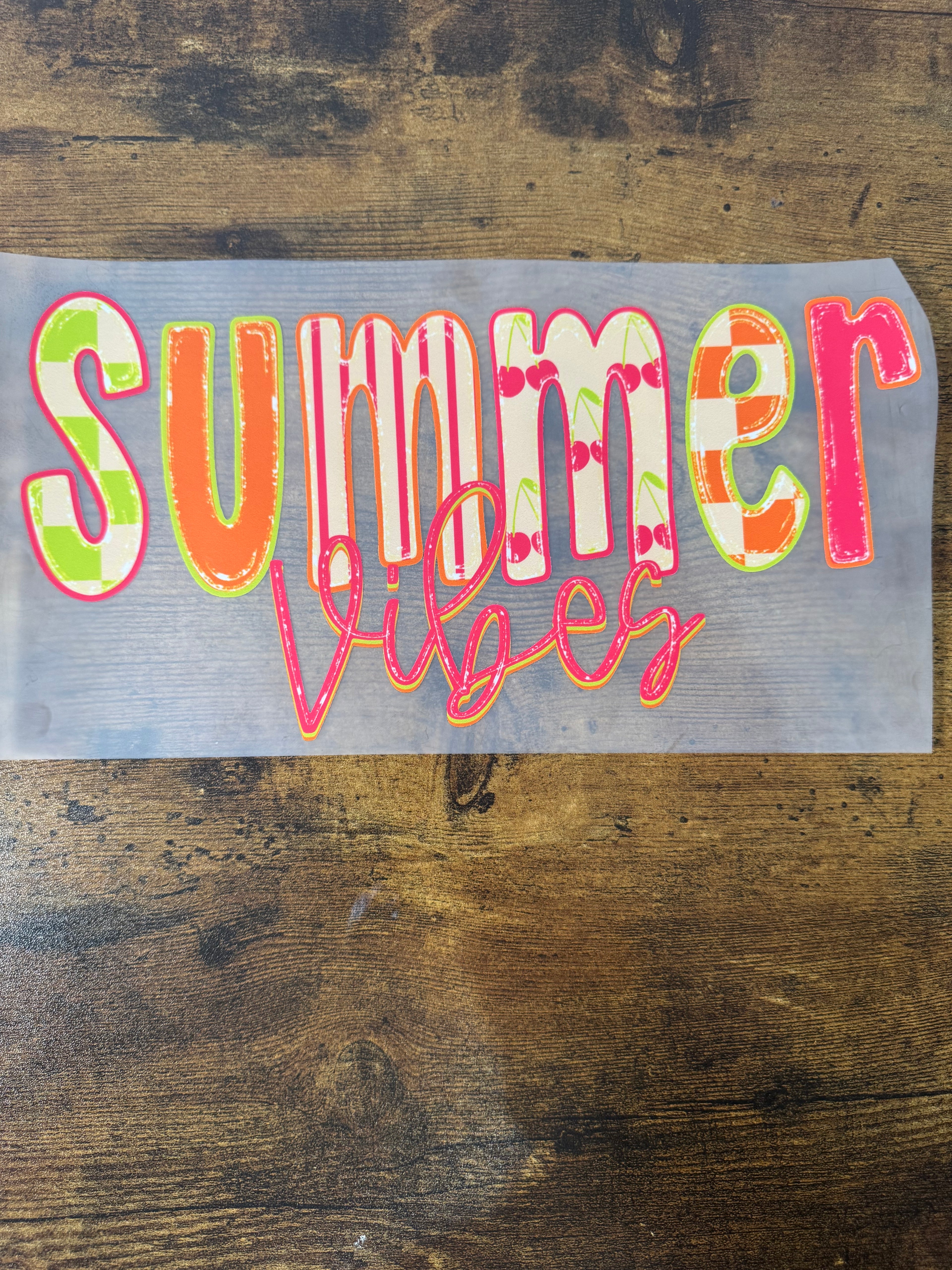 Colorful Summer Vibes Transfer