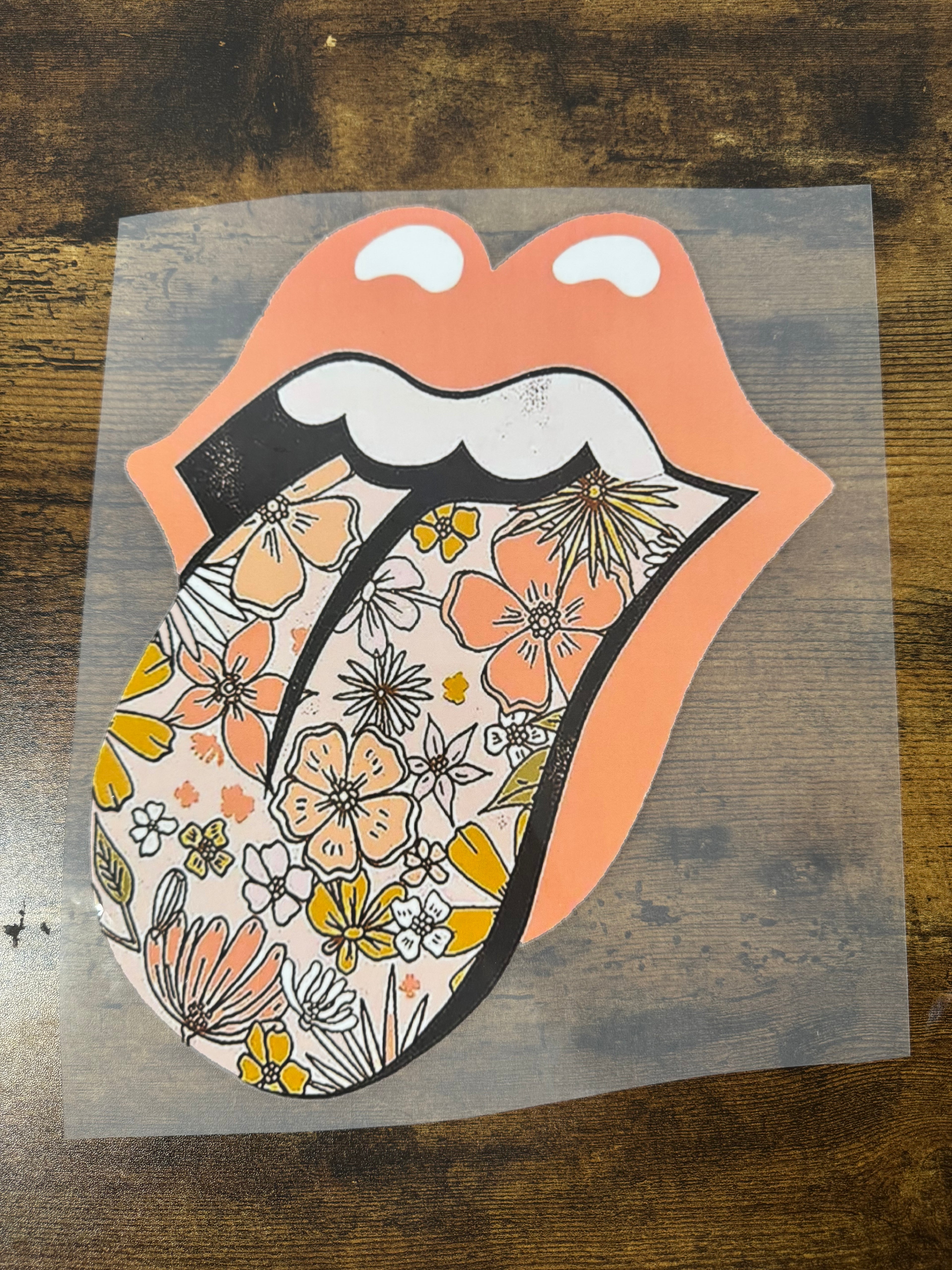 Floral Tongue Transfer