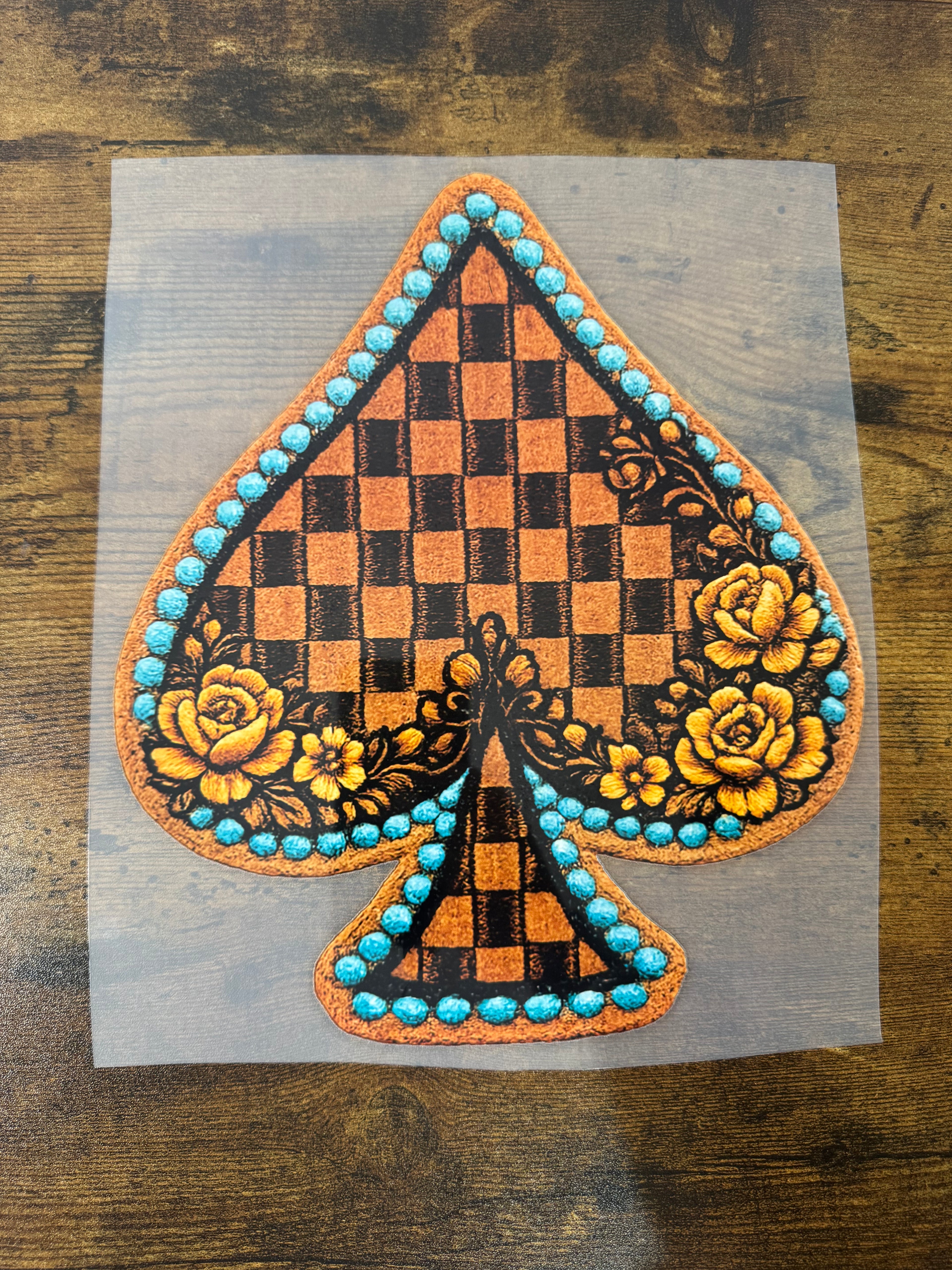 Checkered Spade Transfer