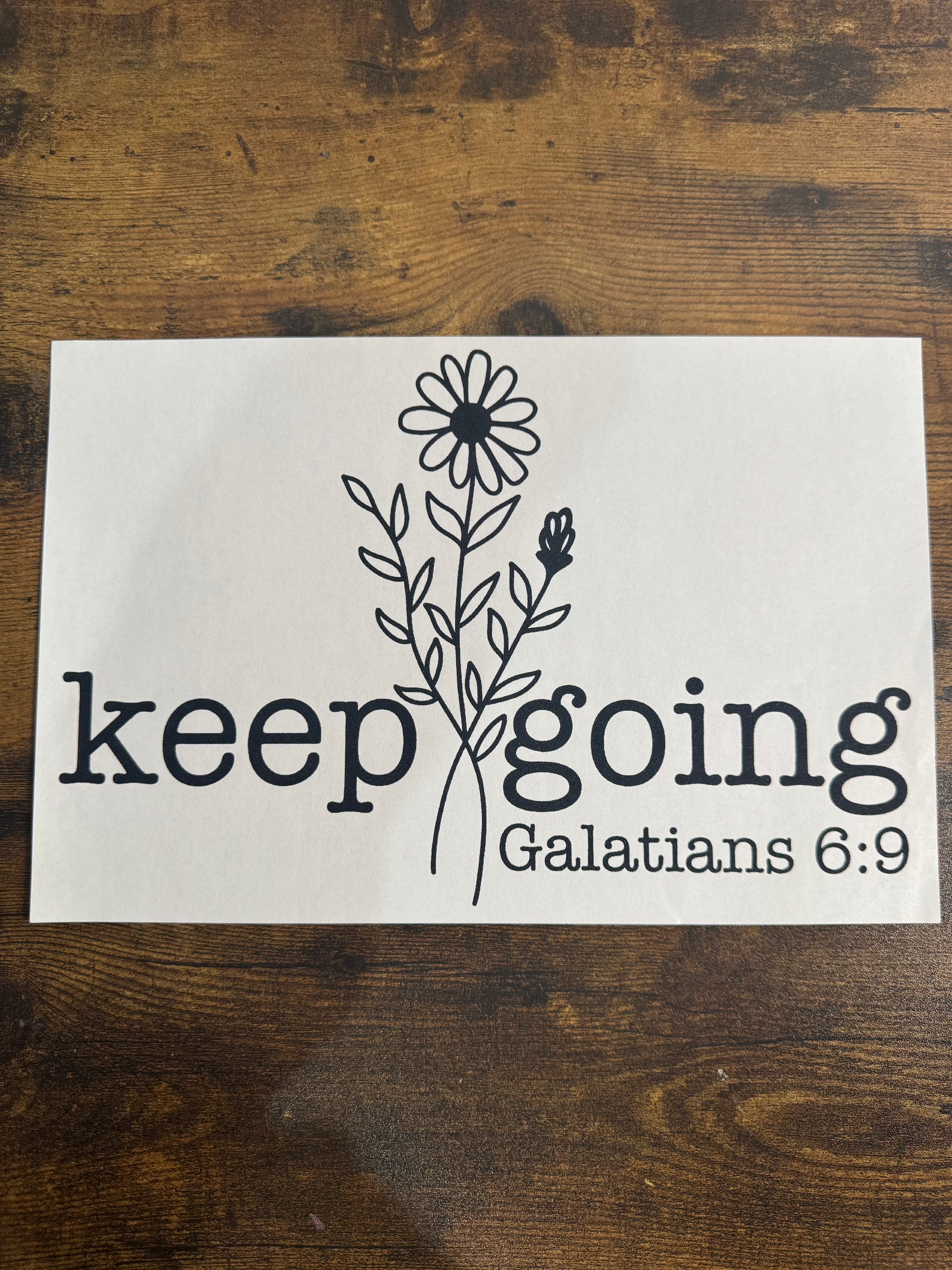 Keep Going Transfer