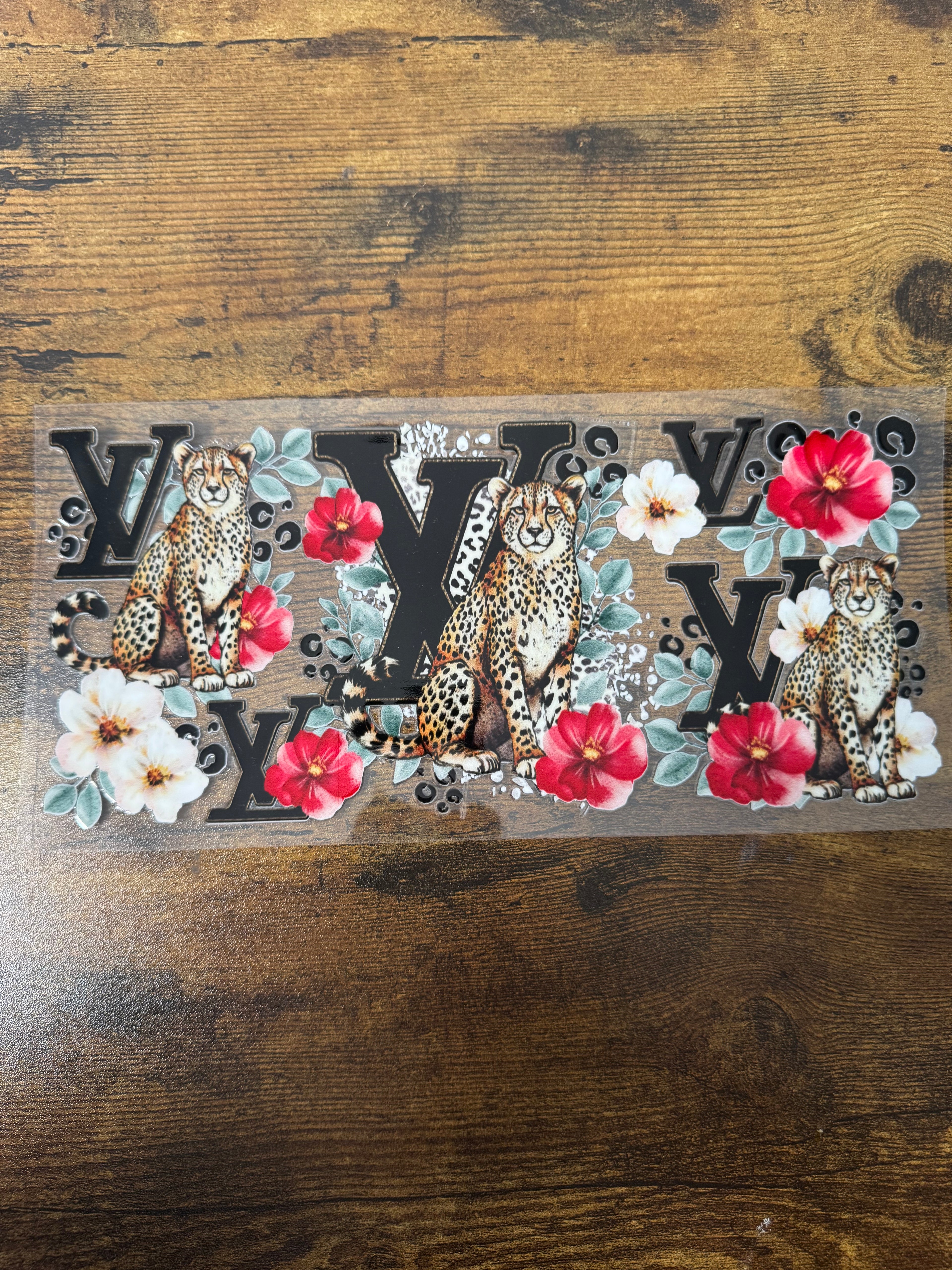 LV Coquette Leopard Wrap