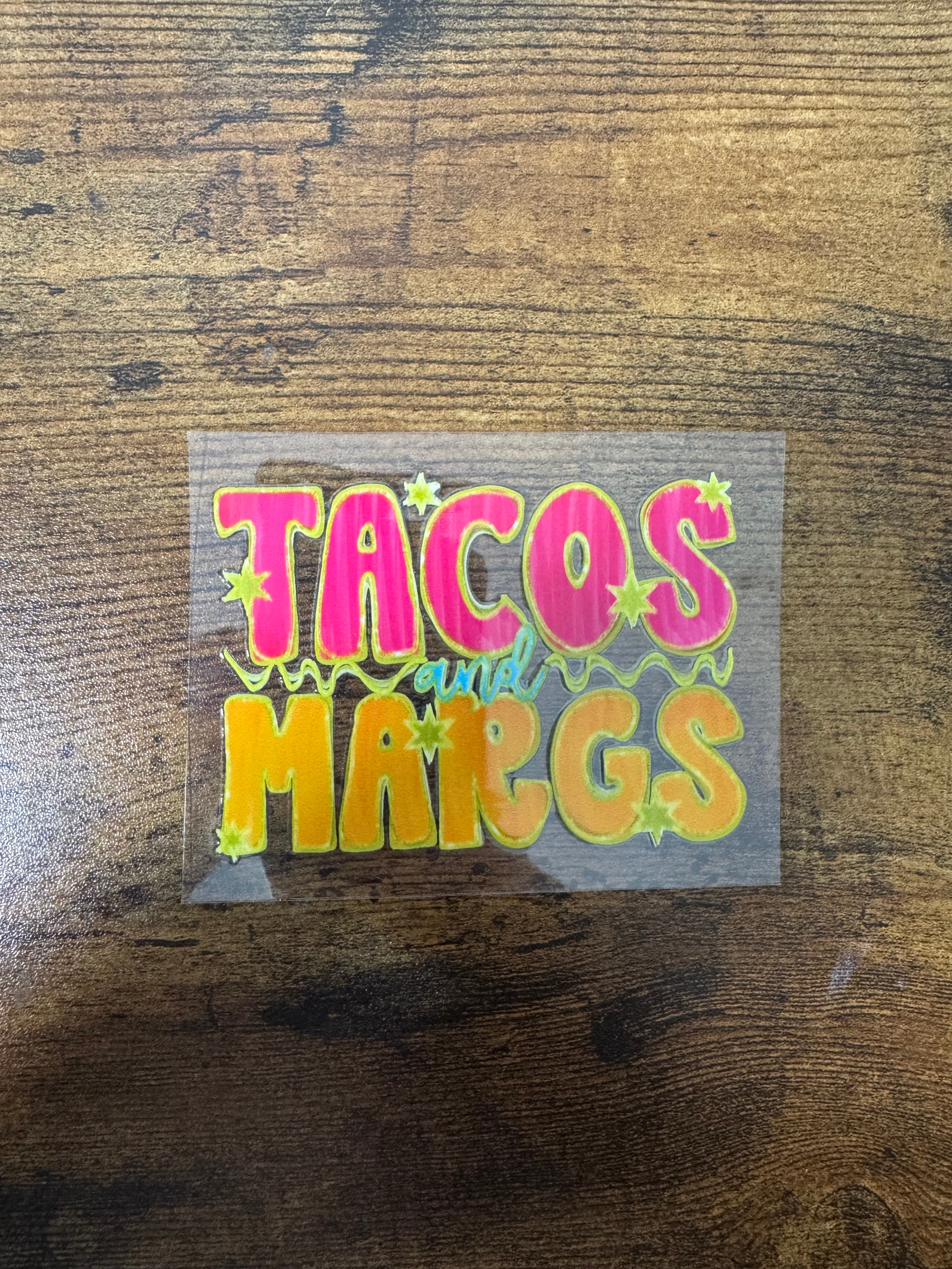 Tacos & Margs Decal