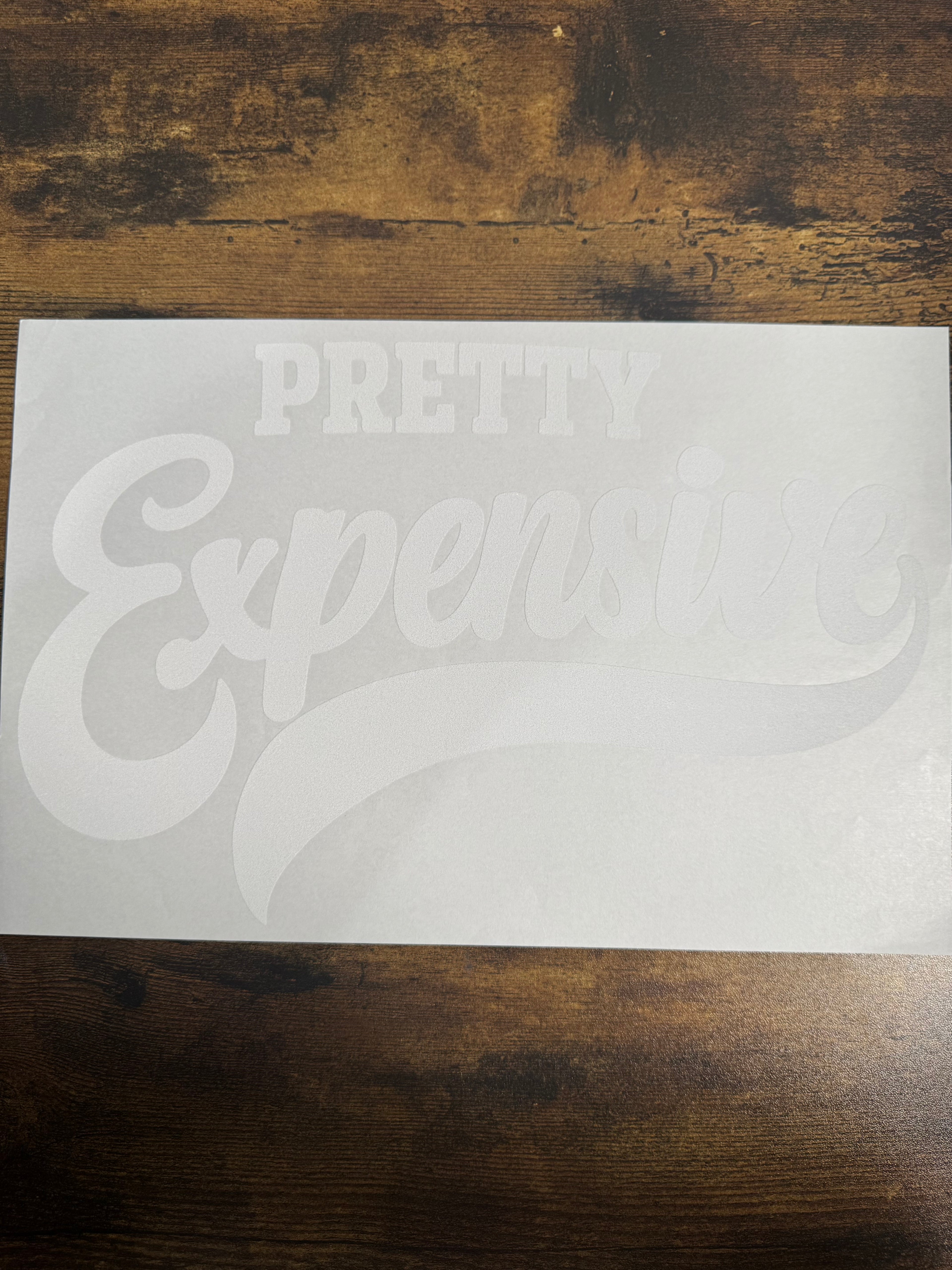 Pretty Expensive (White Edition) Transfer