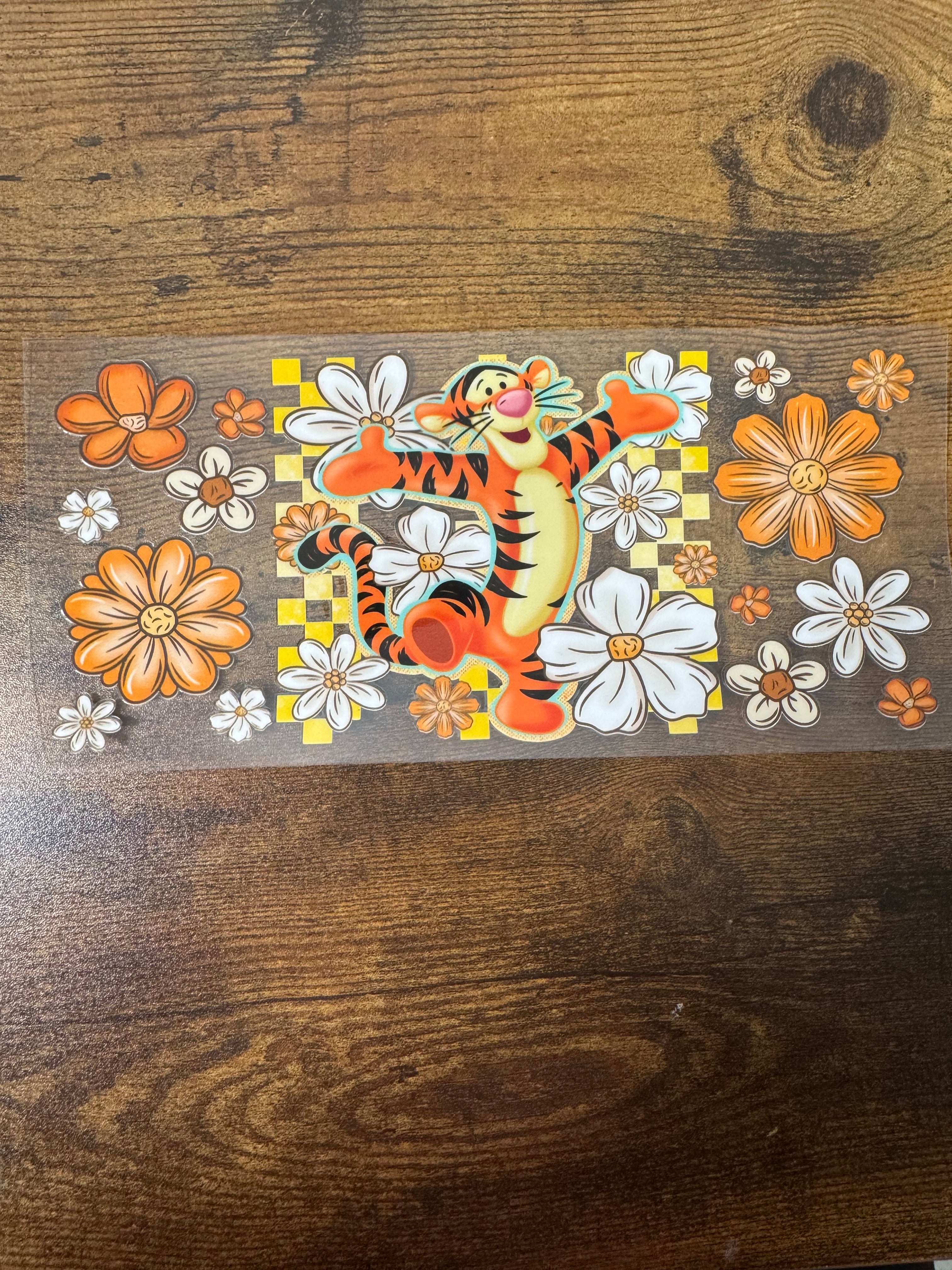Floral Tig ger Wrap