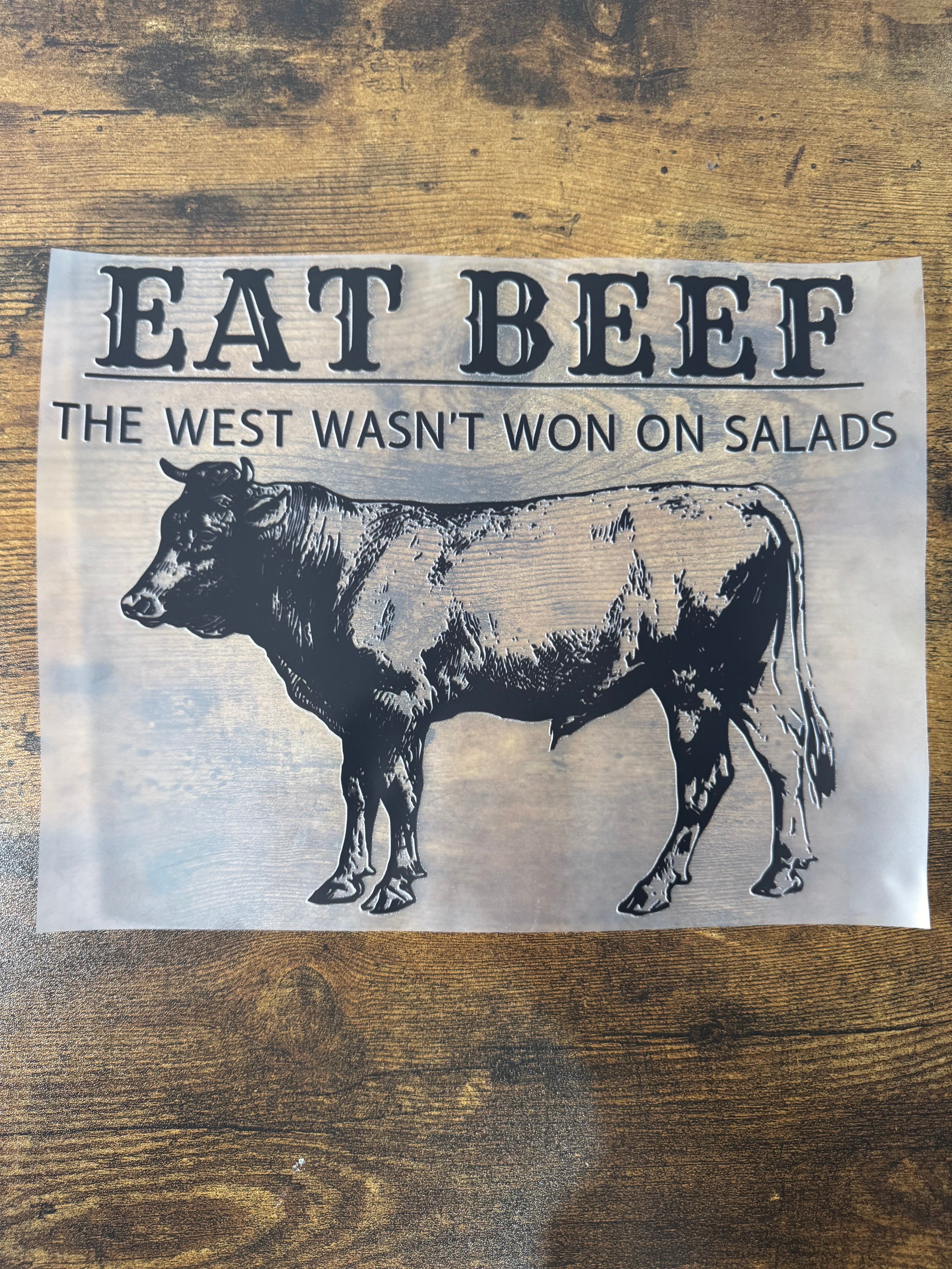 EAT BEEF Transfer