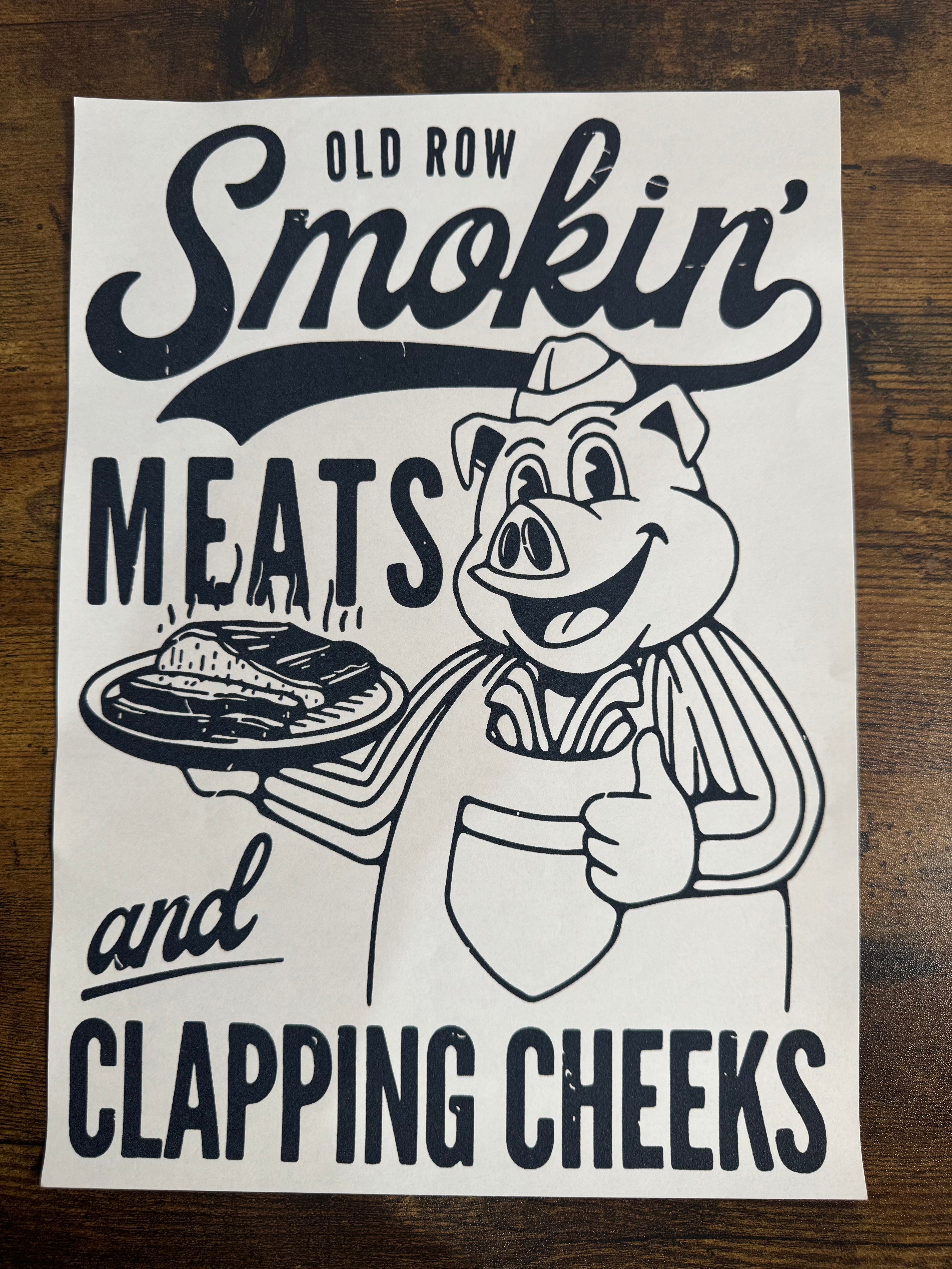 Old Row Smokin' Meats Transfer