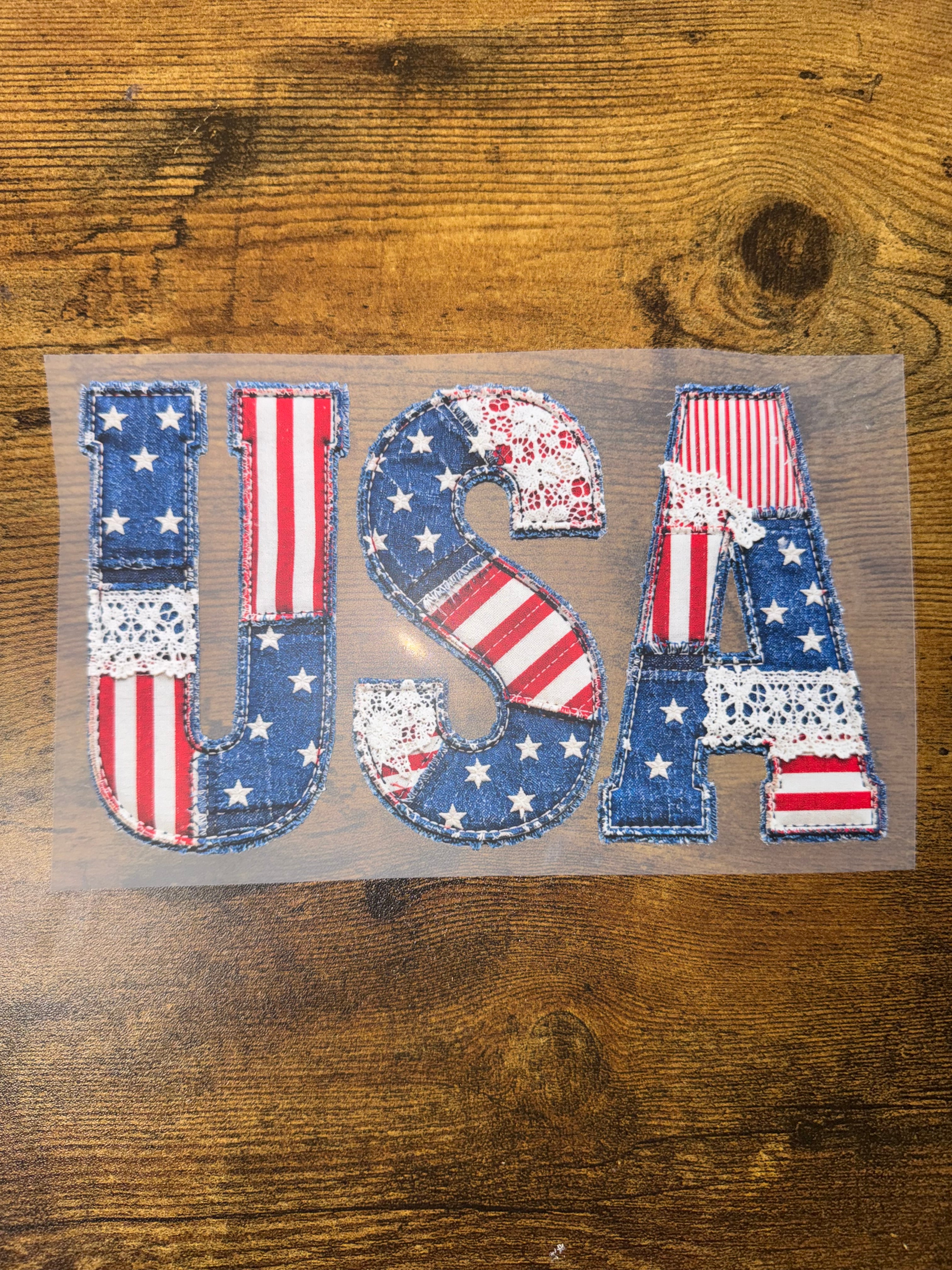 Patchwork USA Transfer