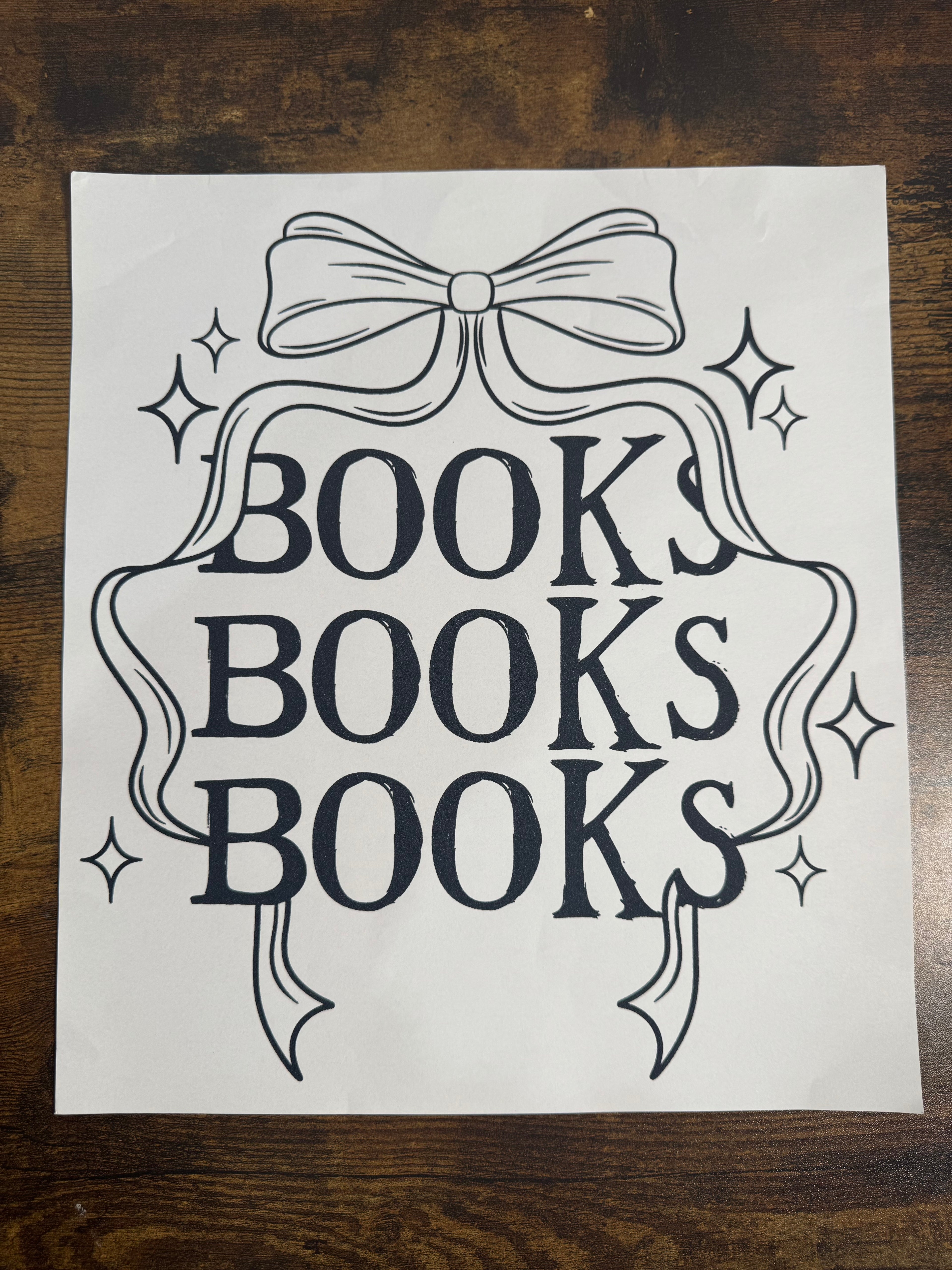 Books Bow Transfer
