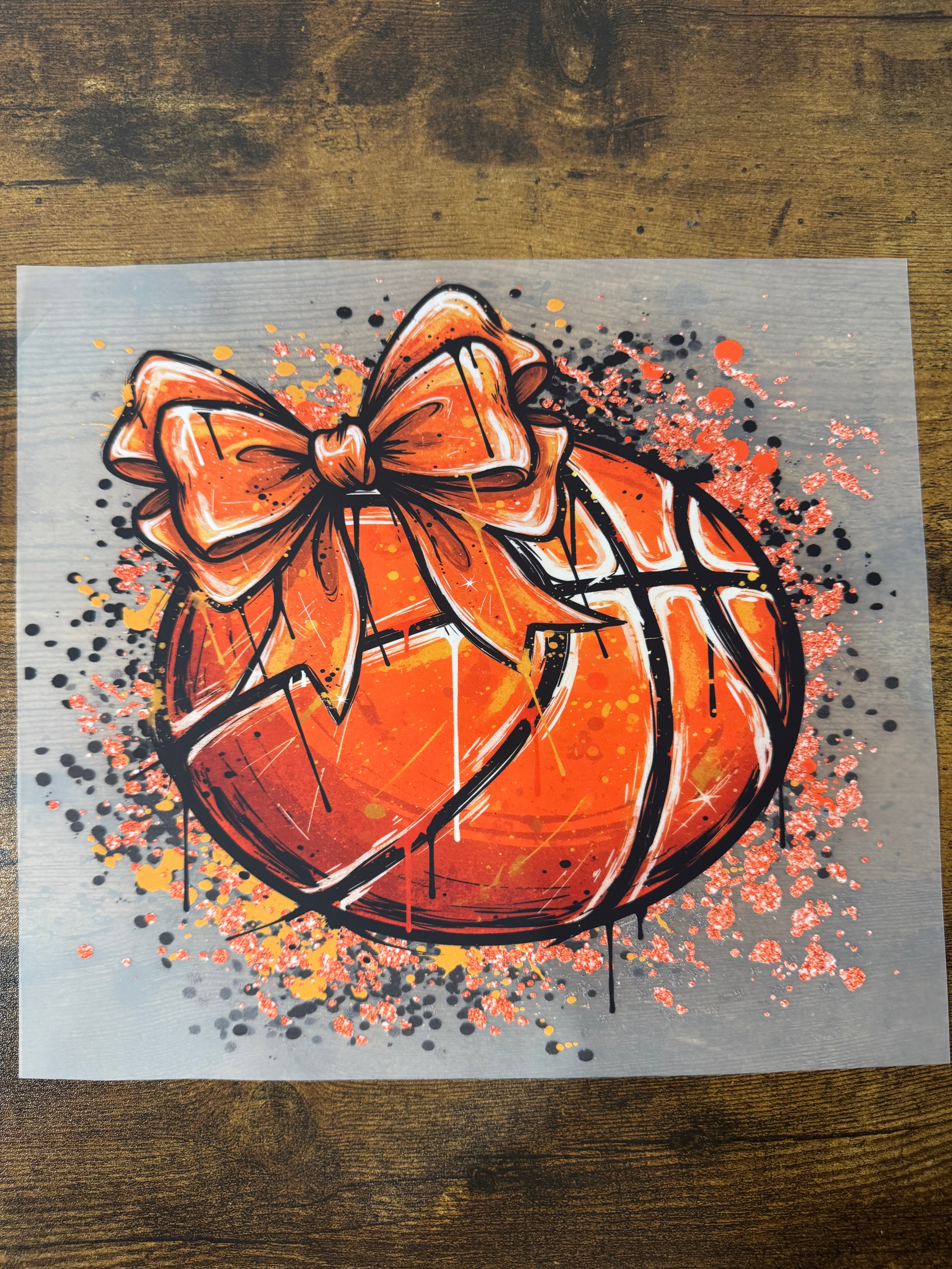 Splatter Basketball Transfer
