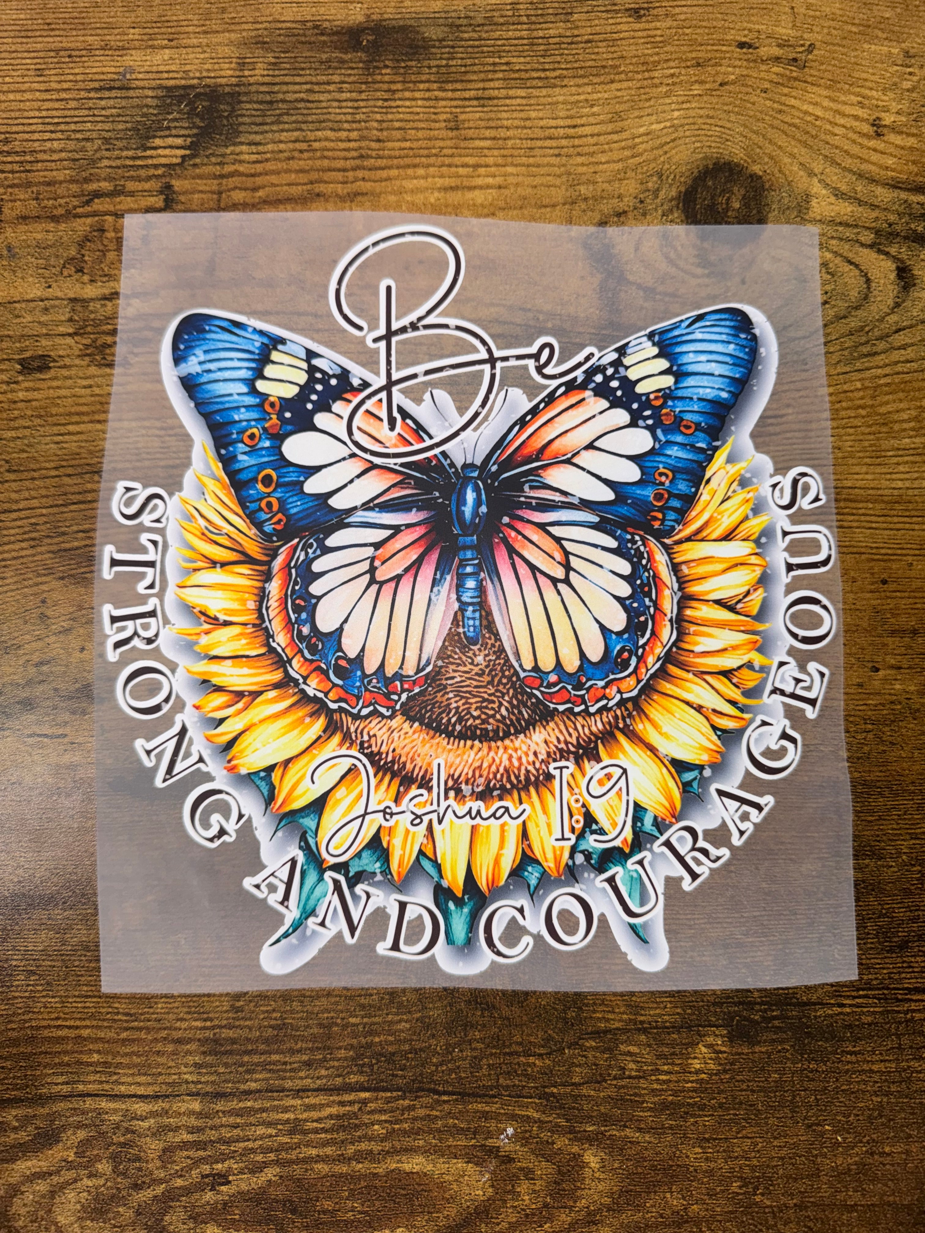 Be Strong And Courageous Transfer