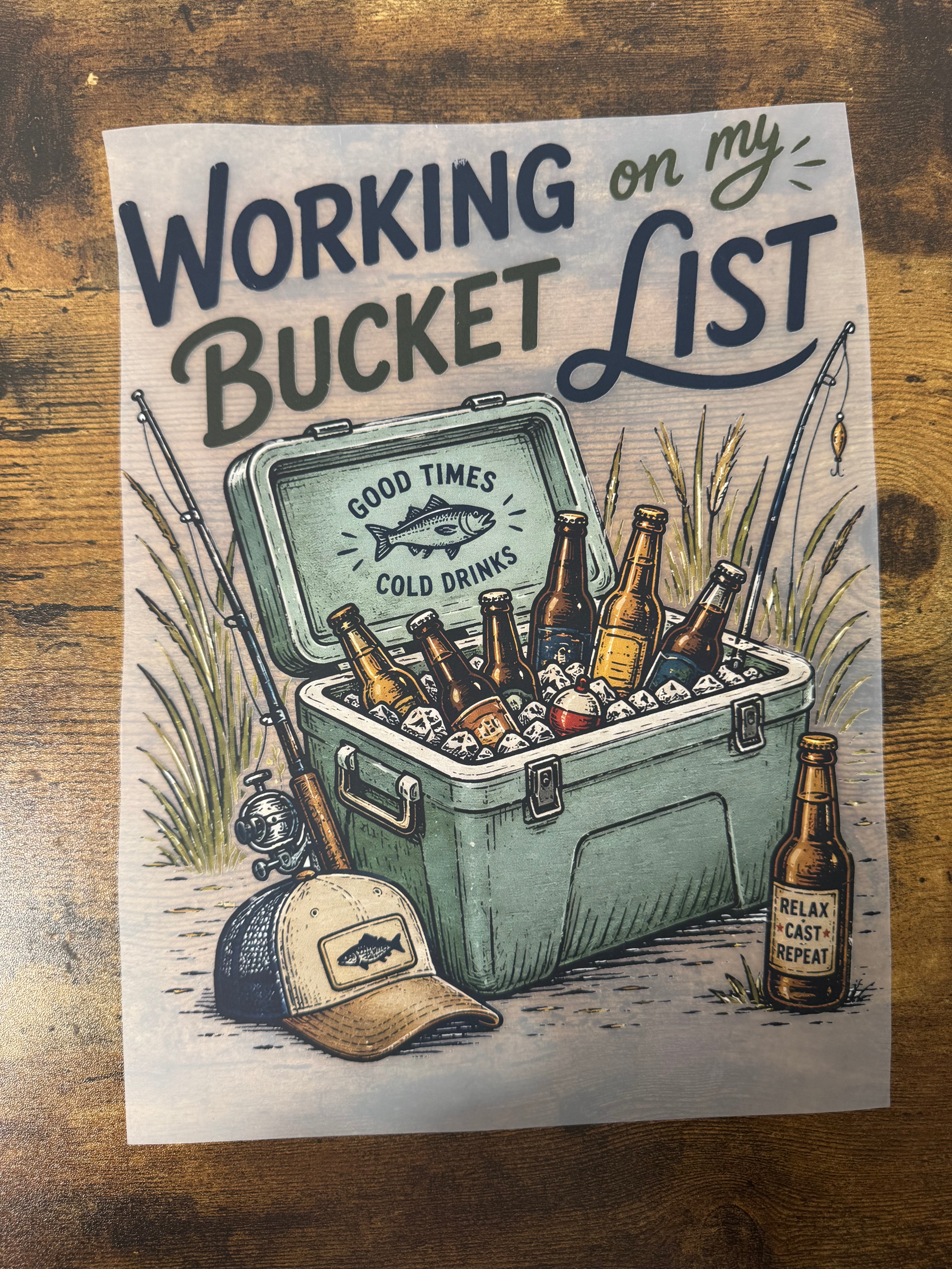 Working On My Bucket List Transfer
