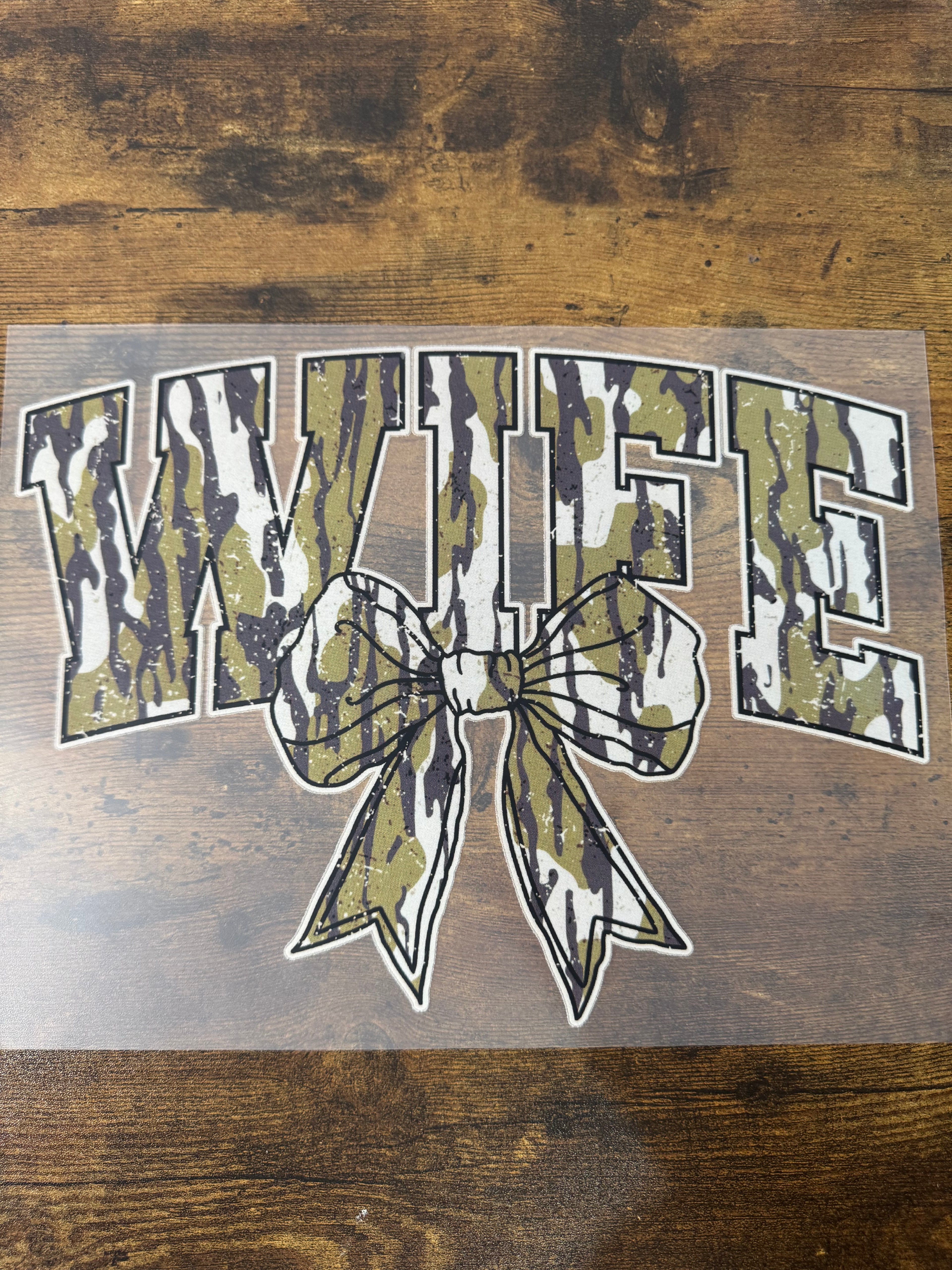 Camo WIFE Transfer