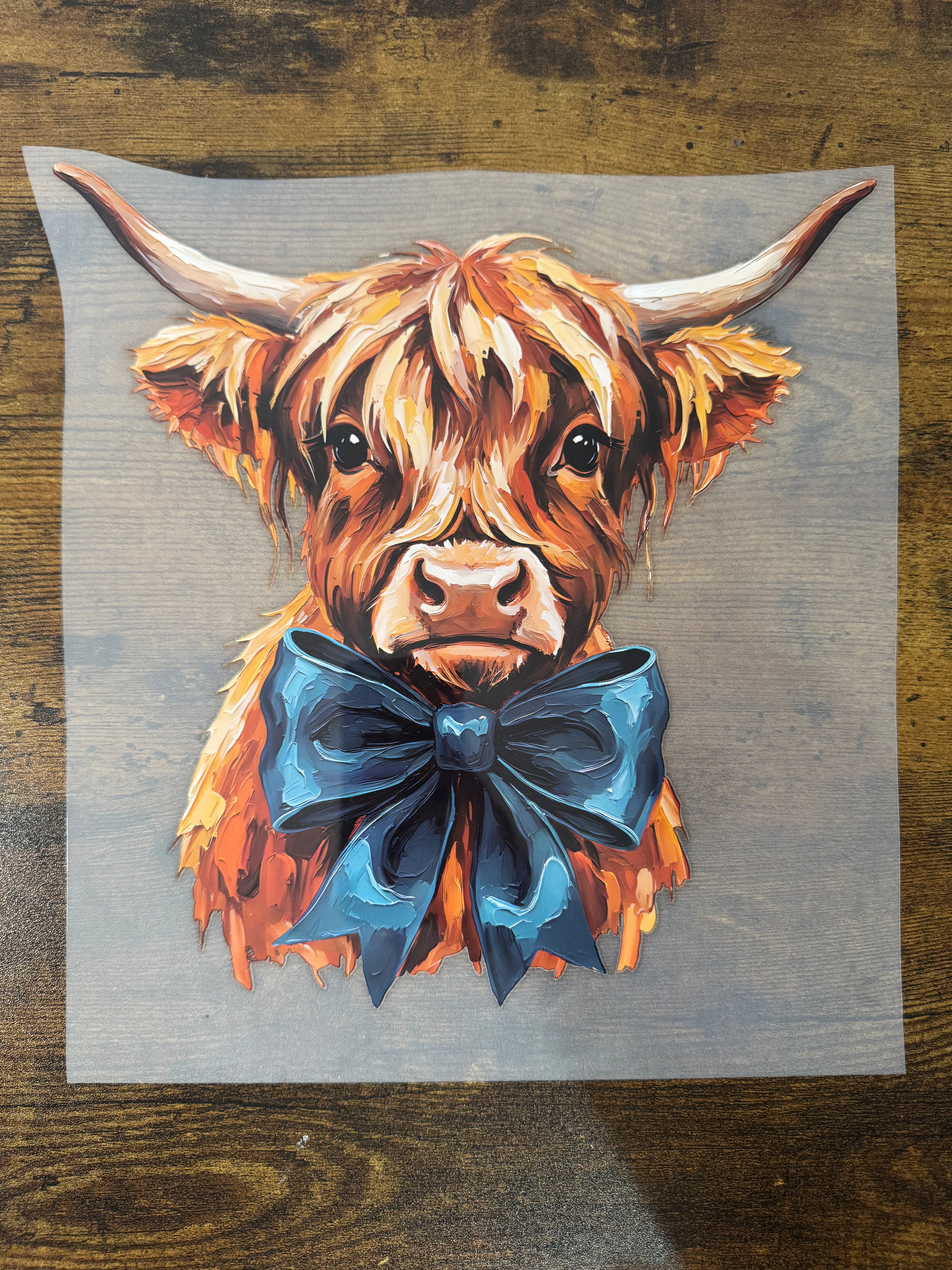 Highland Cow Transfer