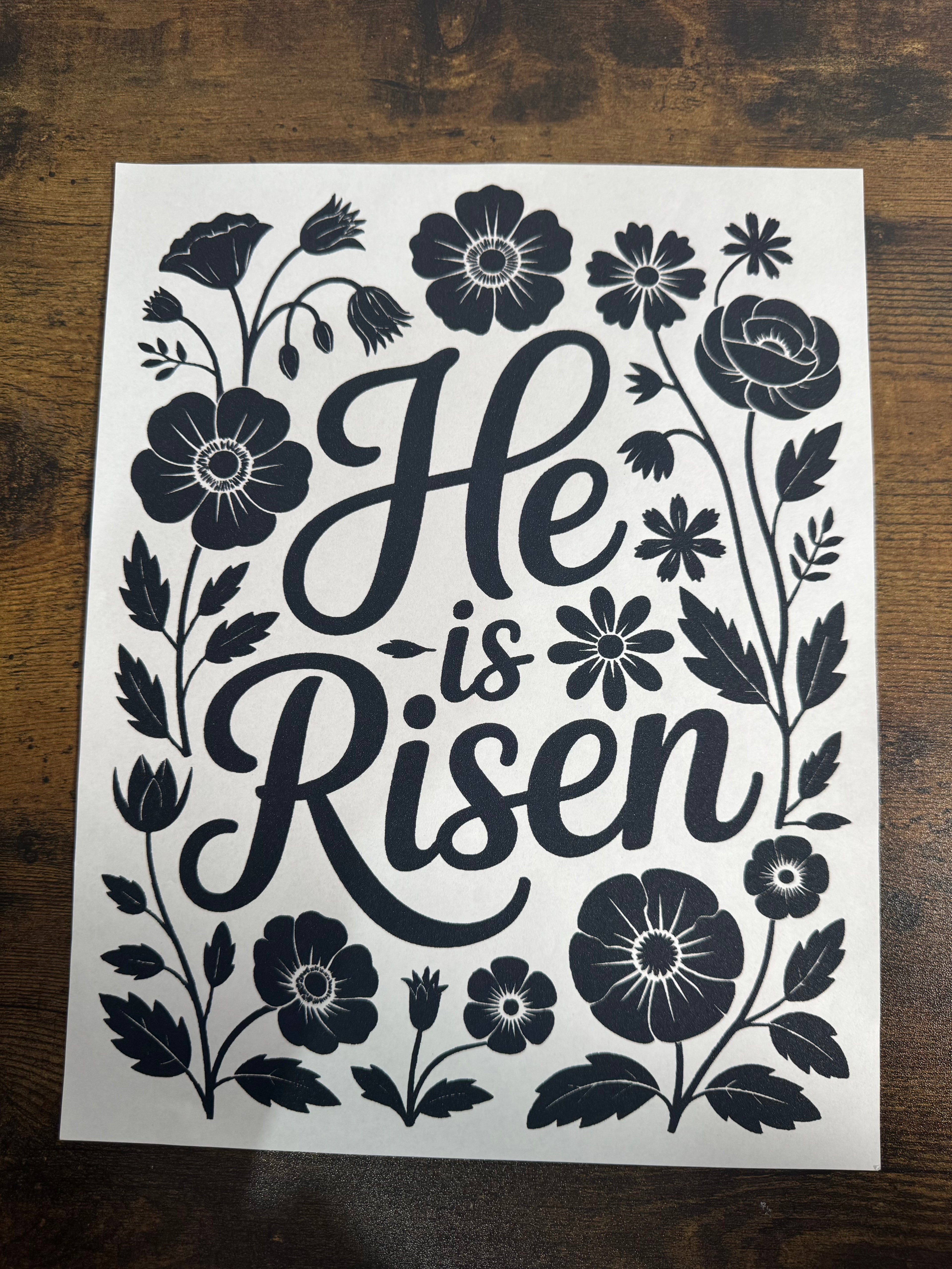 He is Risen Transfer