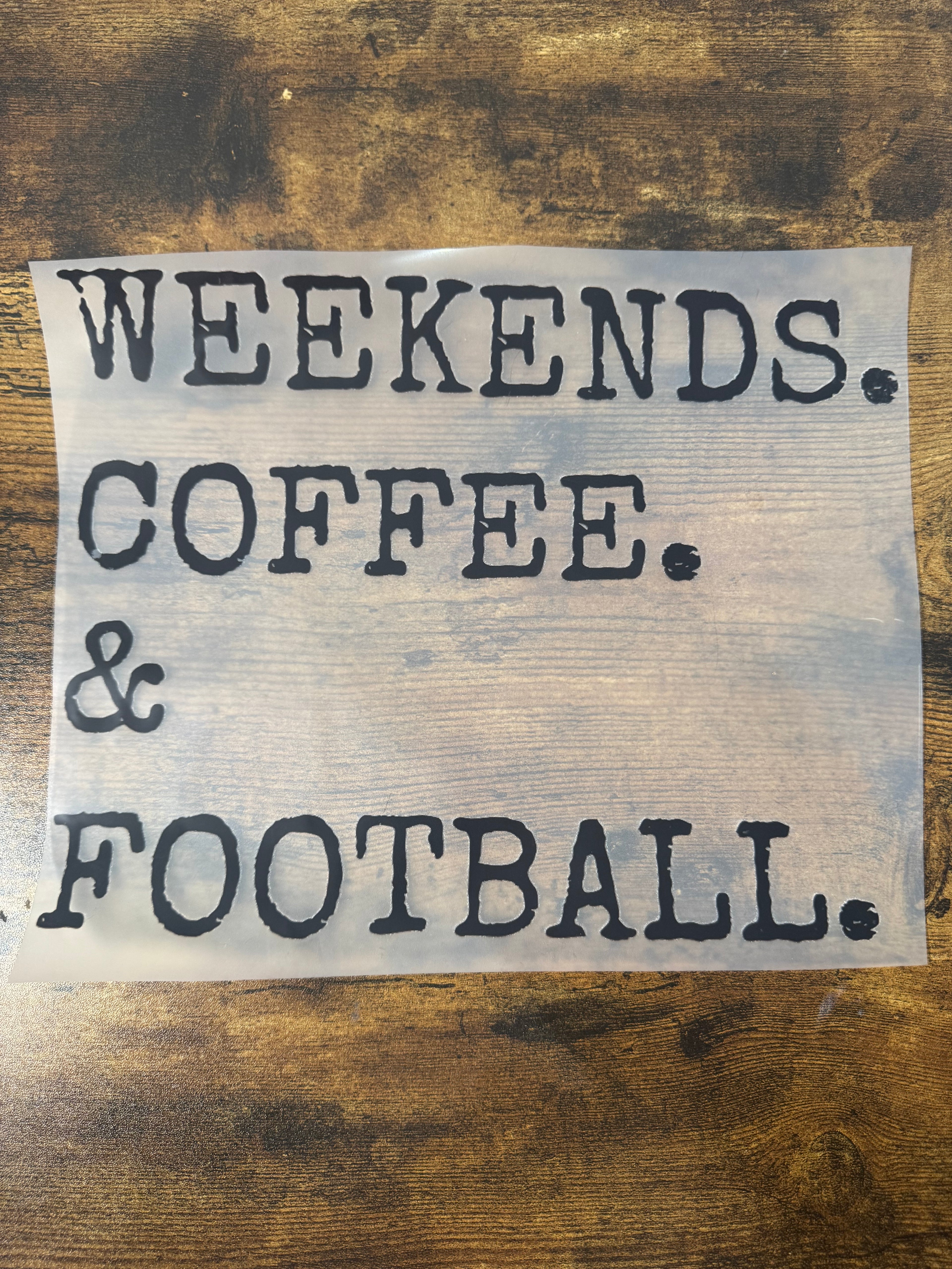 Weekends Coffee & Football Transfer