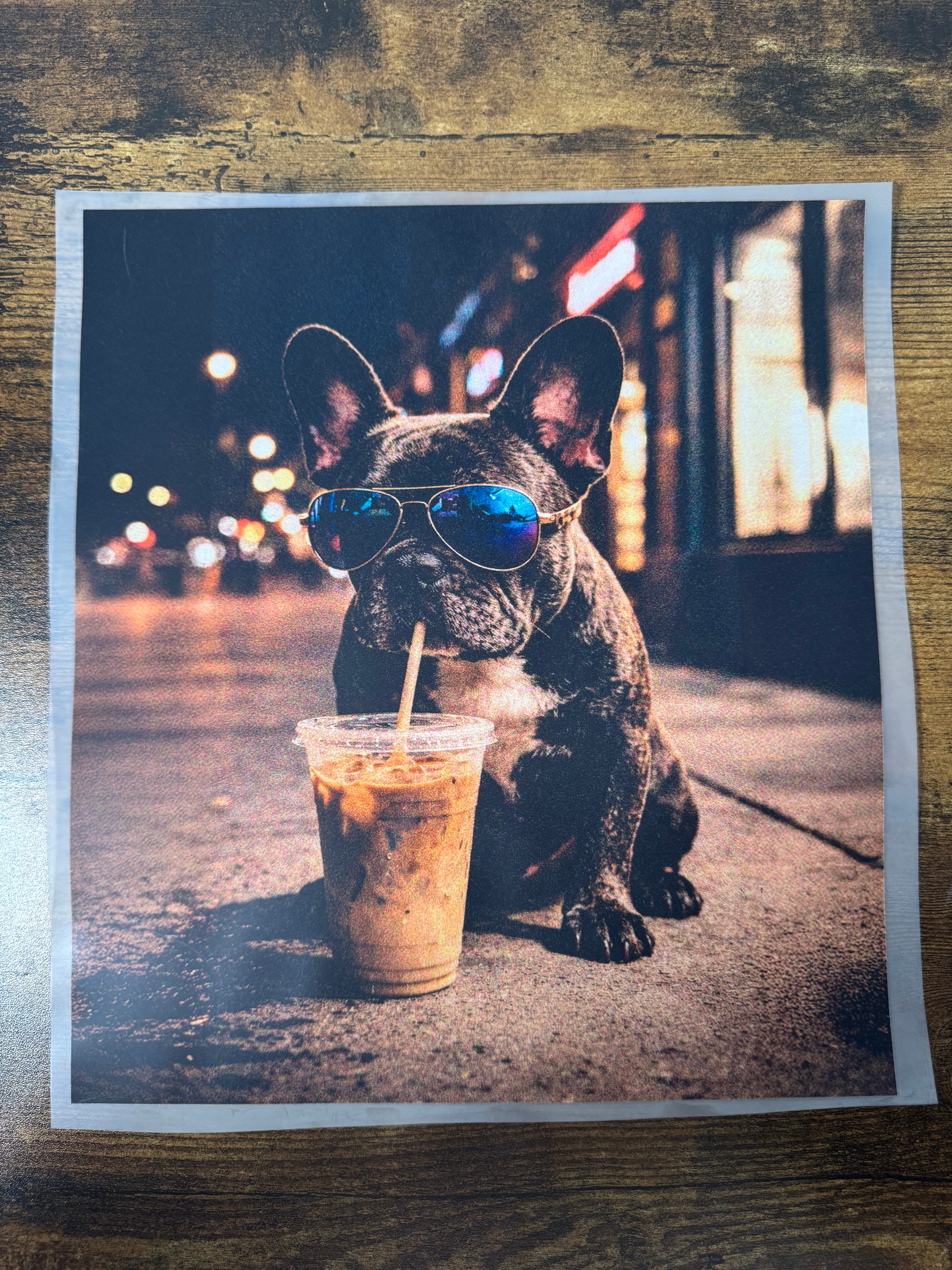 Frenchie & Coffee Transfer