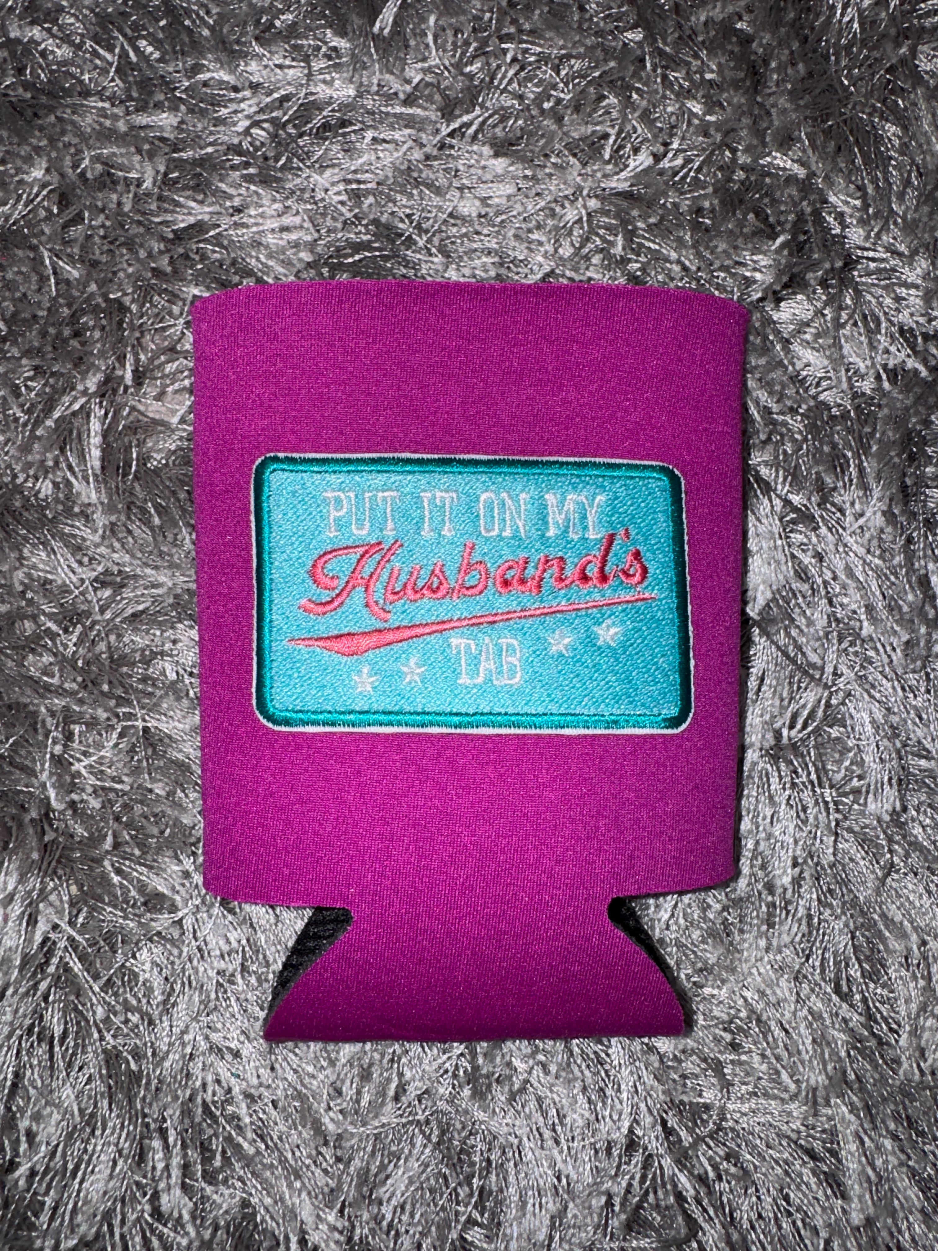 Husbands Tab Patch Koozie