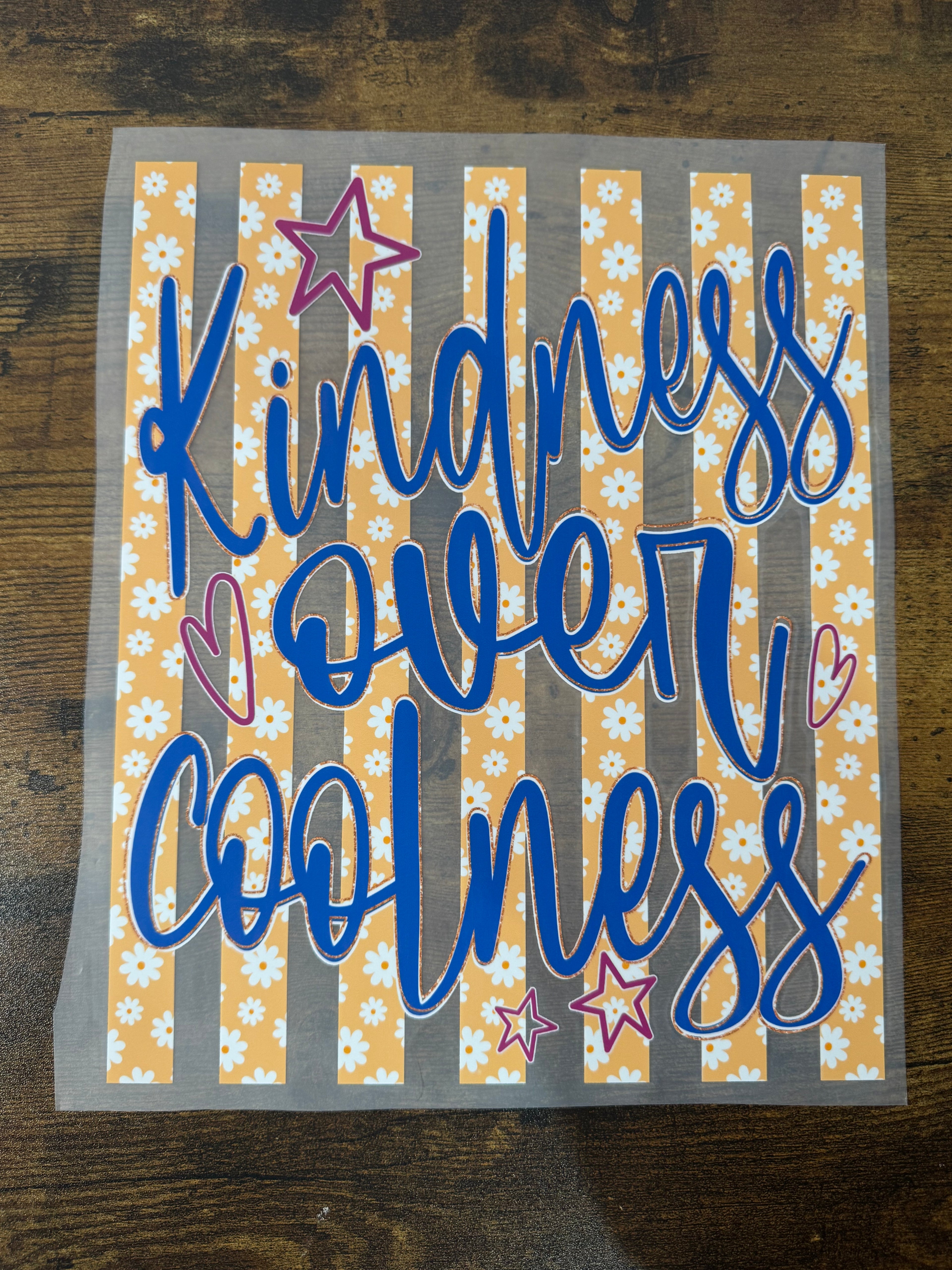 Kindness Over Coolness Transfer