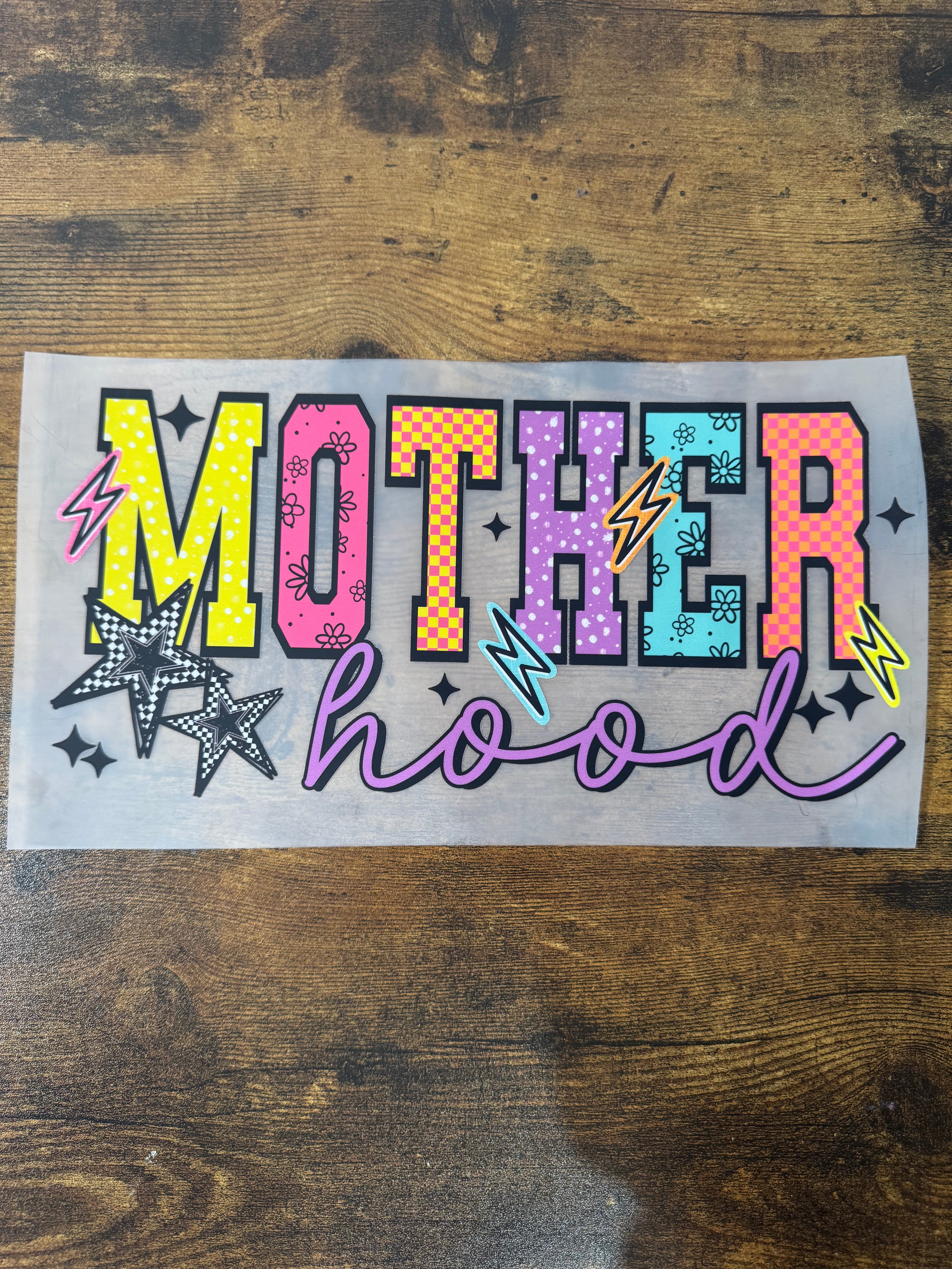 Colorful Motherhood Transfer