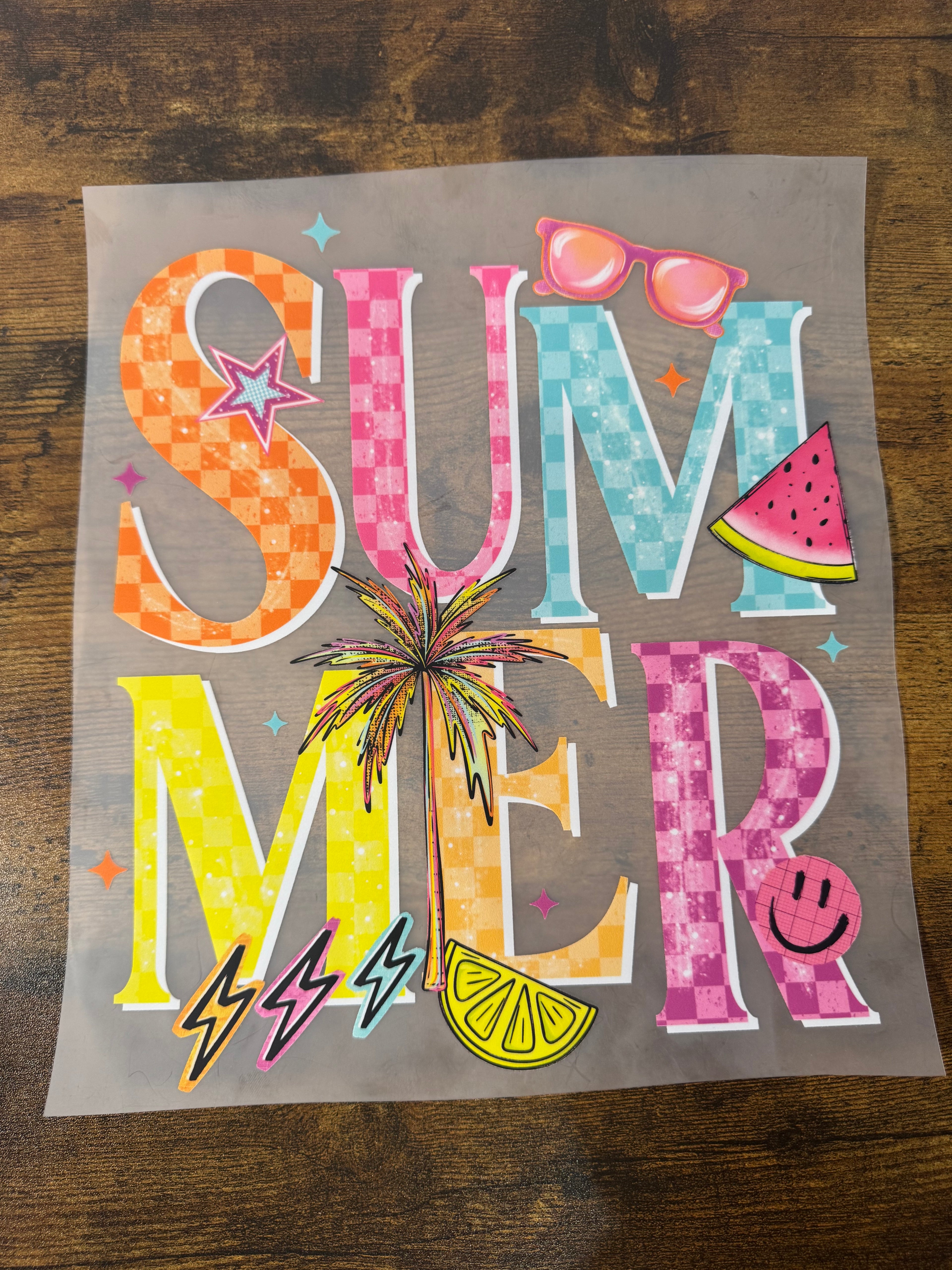 Colorful SUMMER Transfer