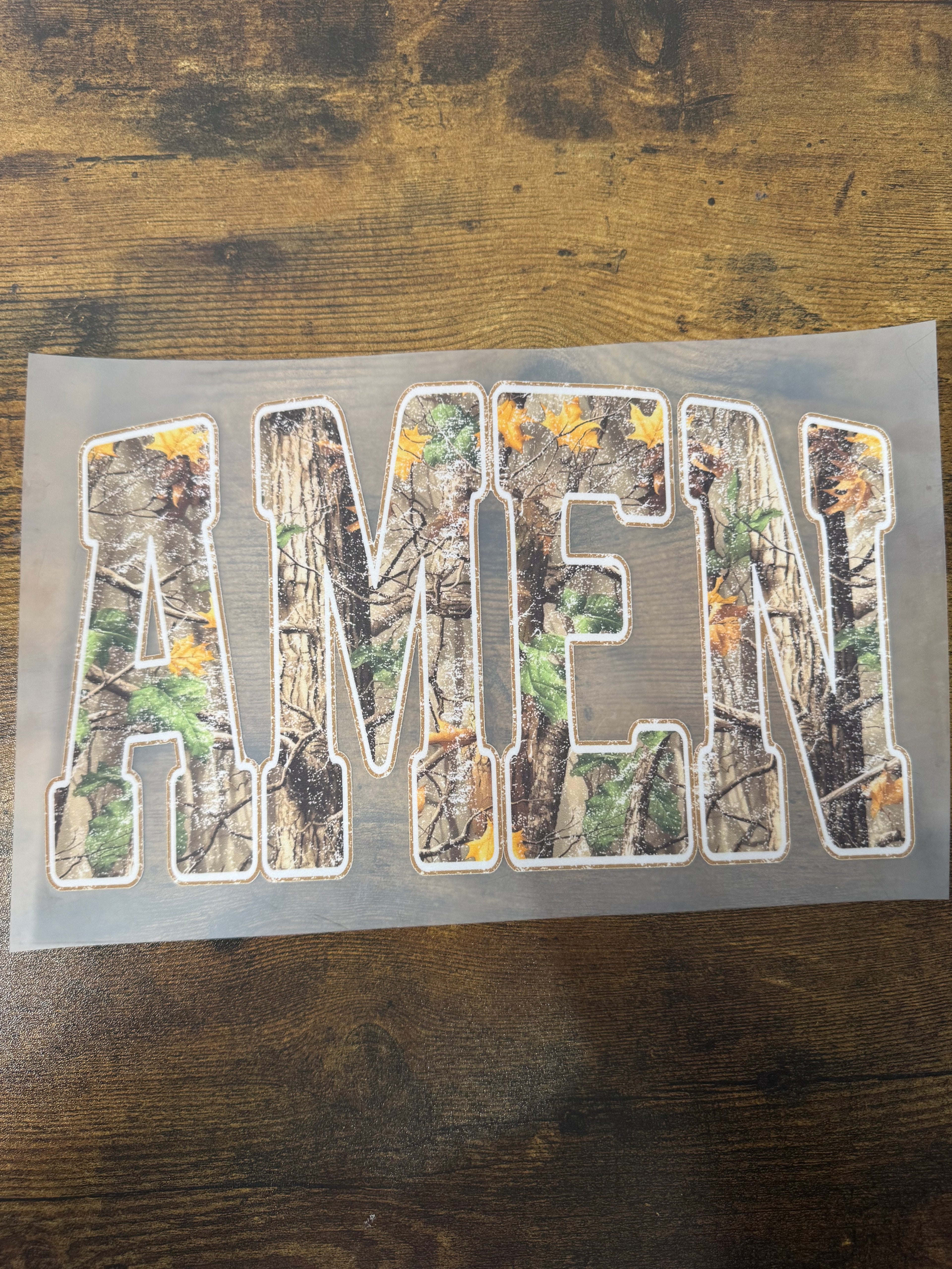 Camo AMEN Transfer