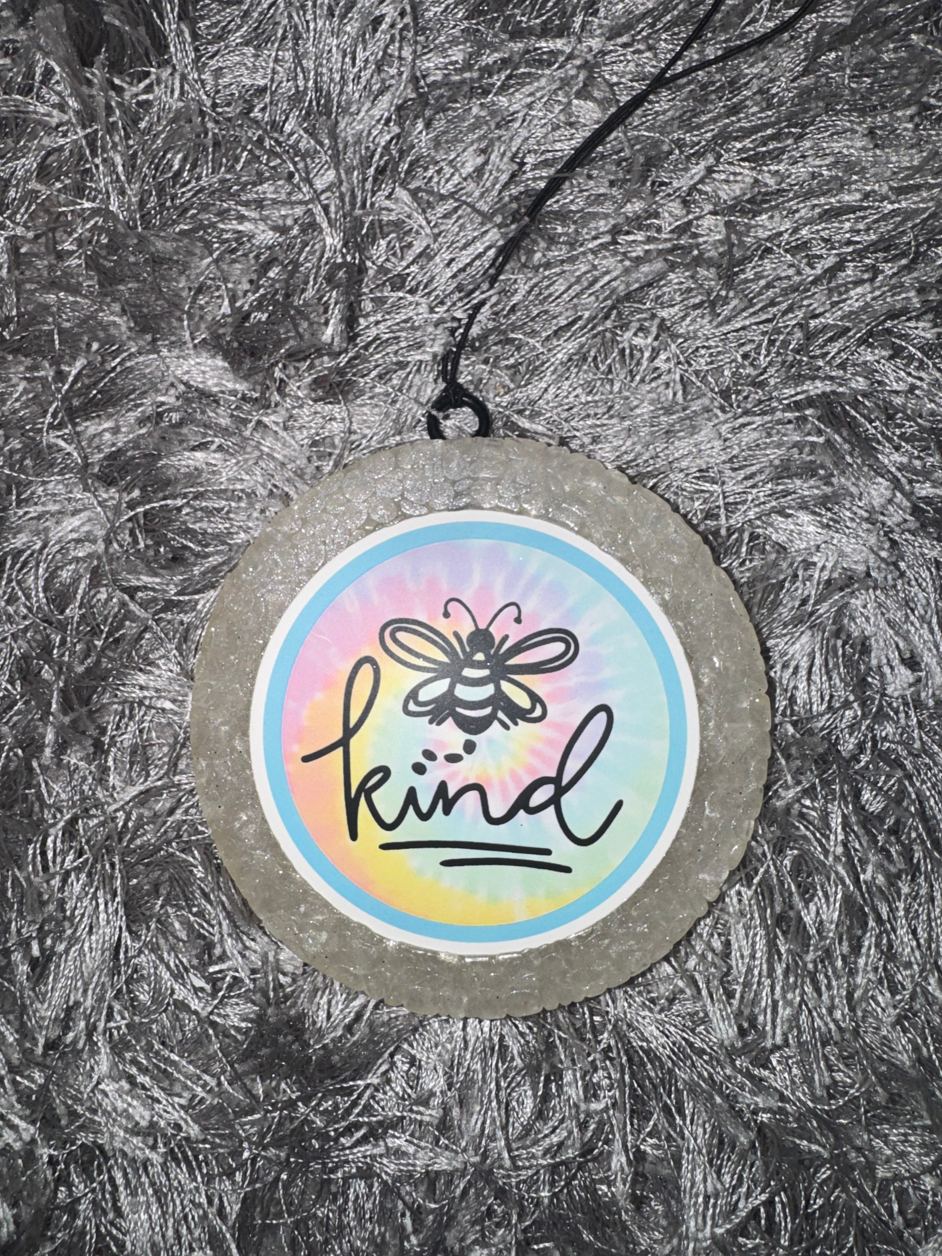 Be Kind Cardstock Car Freshie - Lavender Scented