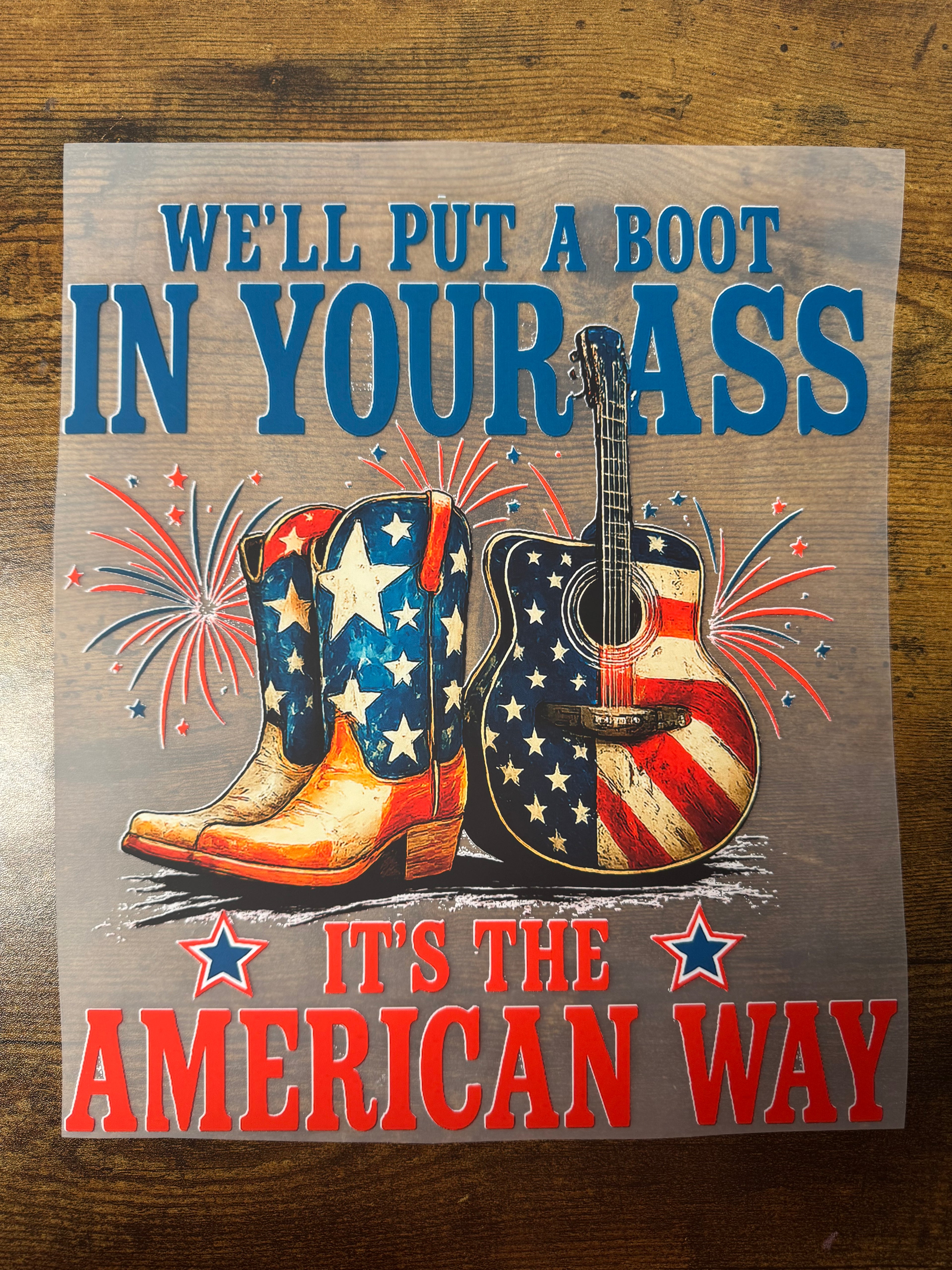 We’ll Put A Boot In Your A** Transfer