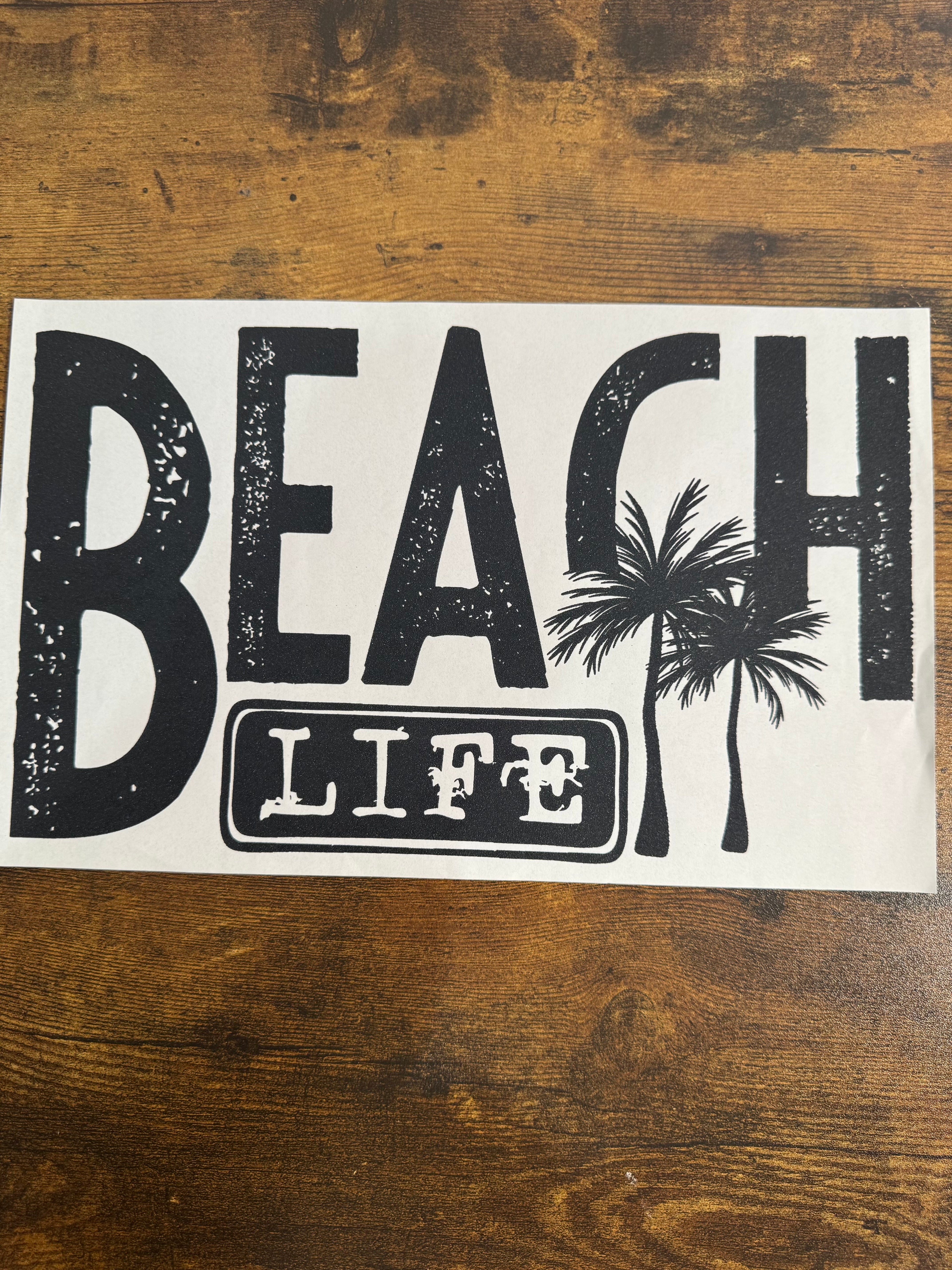 Beach Life Transfer