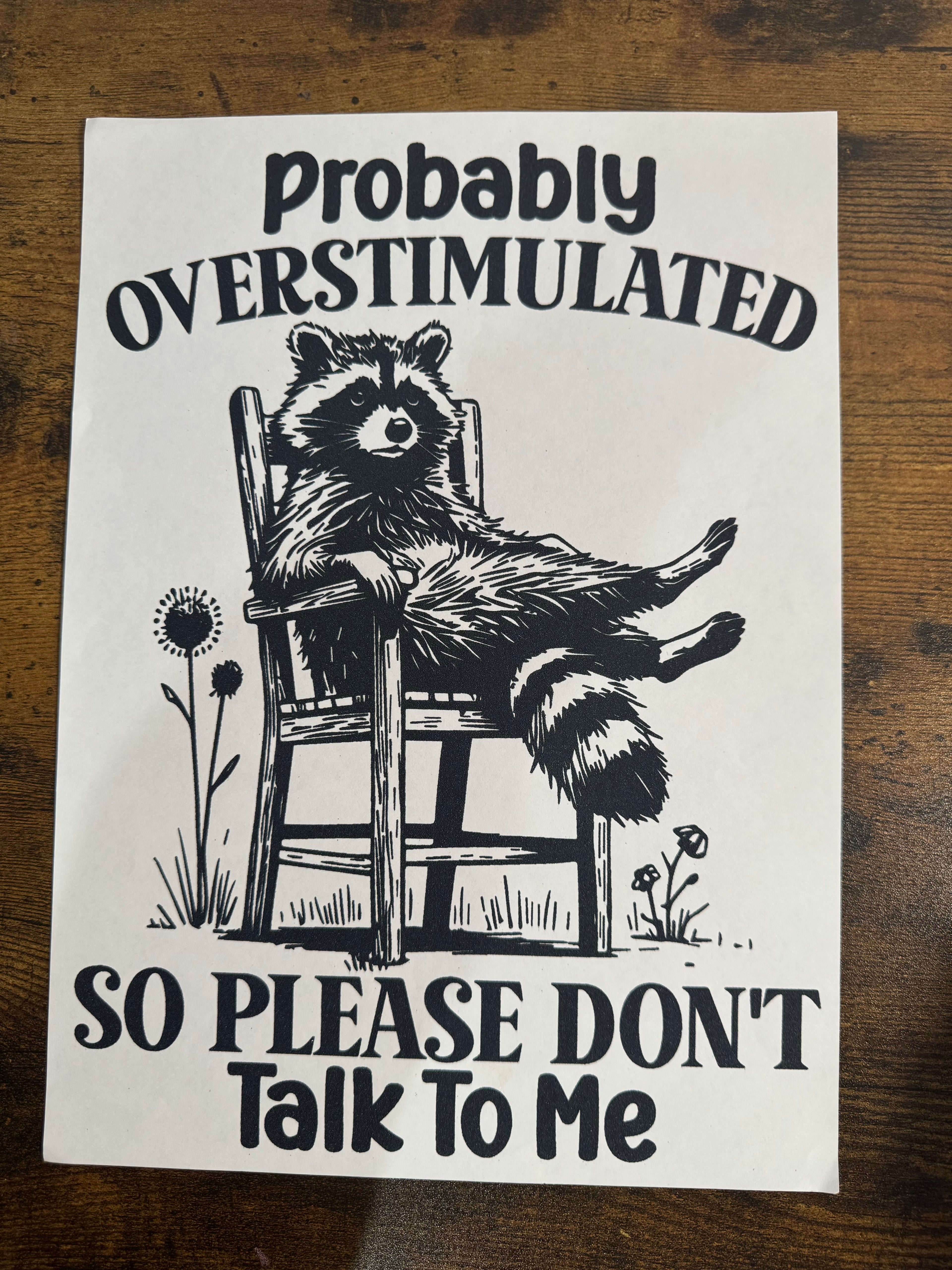 Probably Overstimulated Transfer