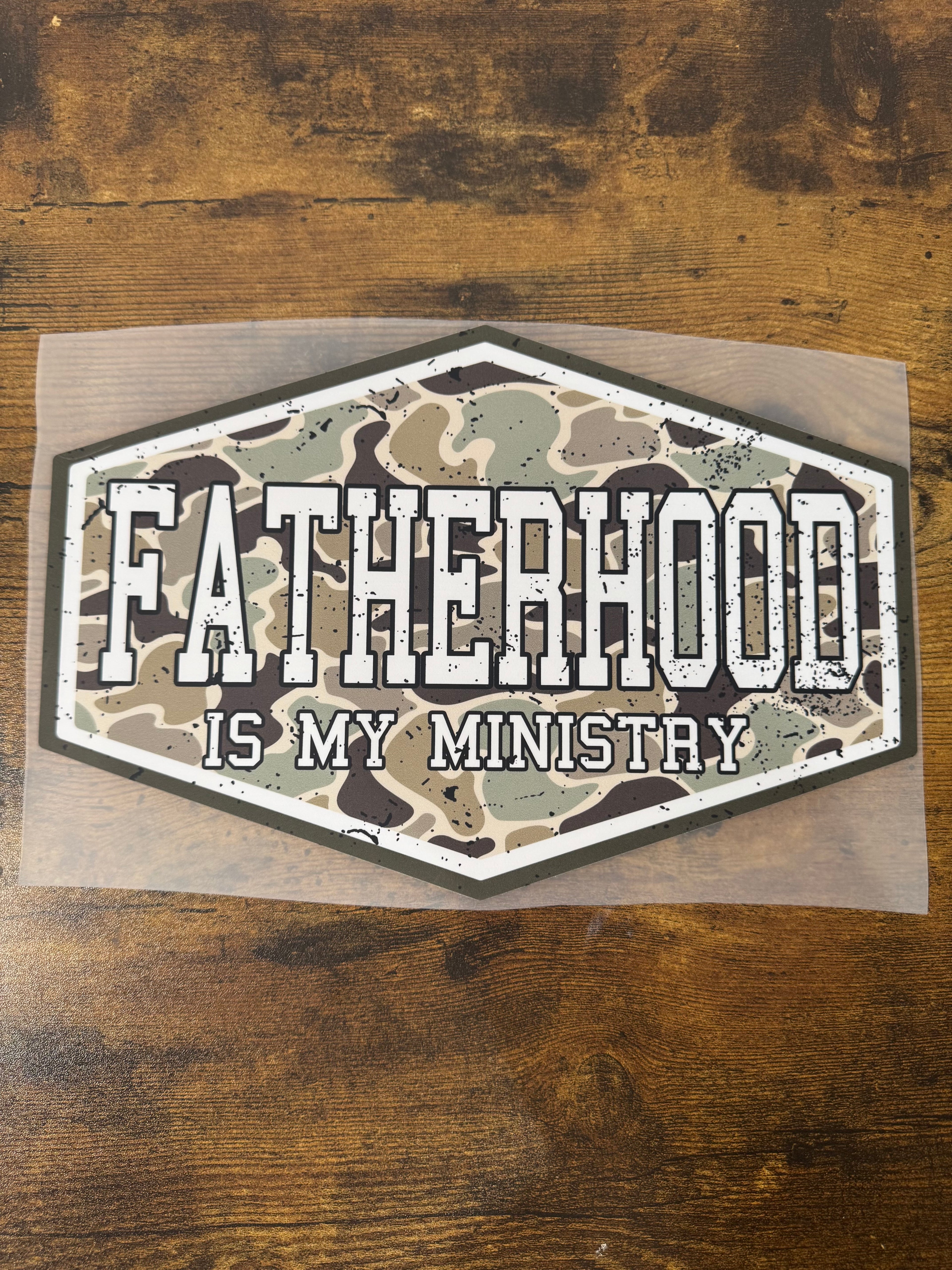 Fatherhood Is My Ministry Transfer