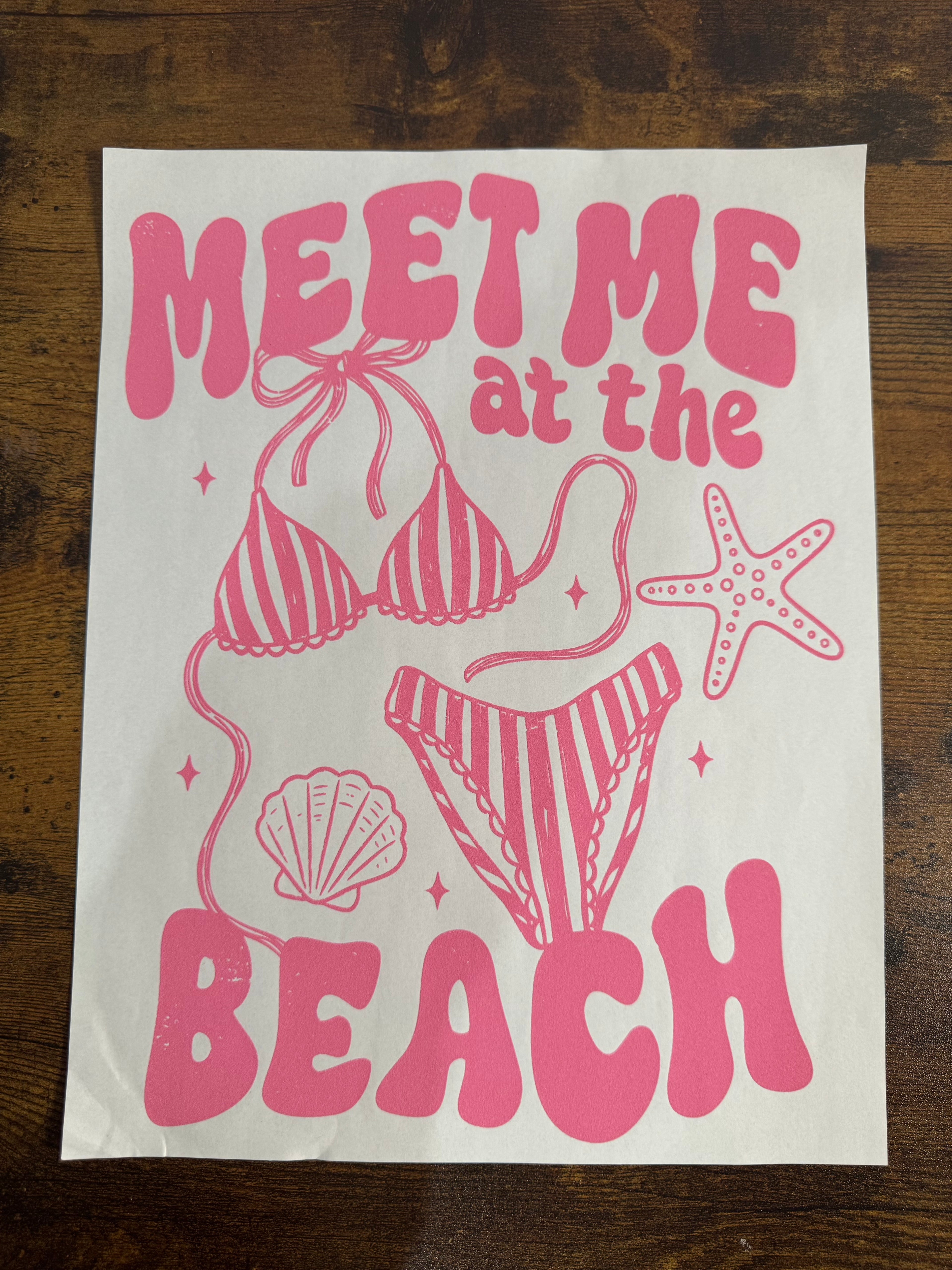 Meet Me At The Beach Transfer