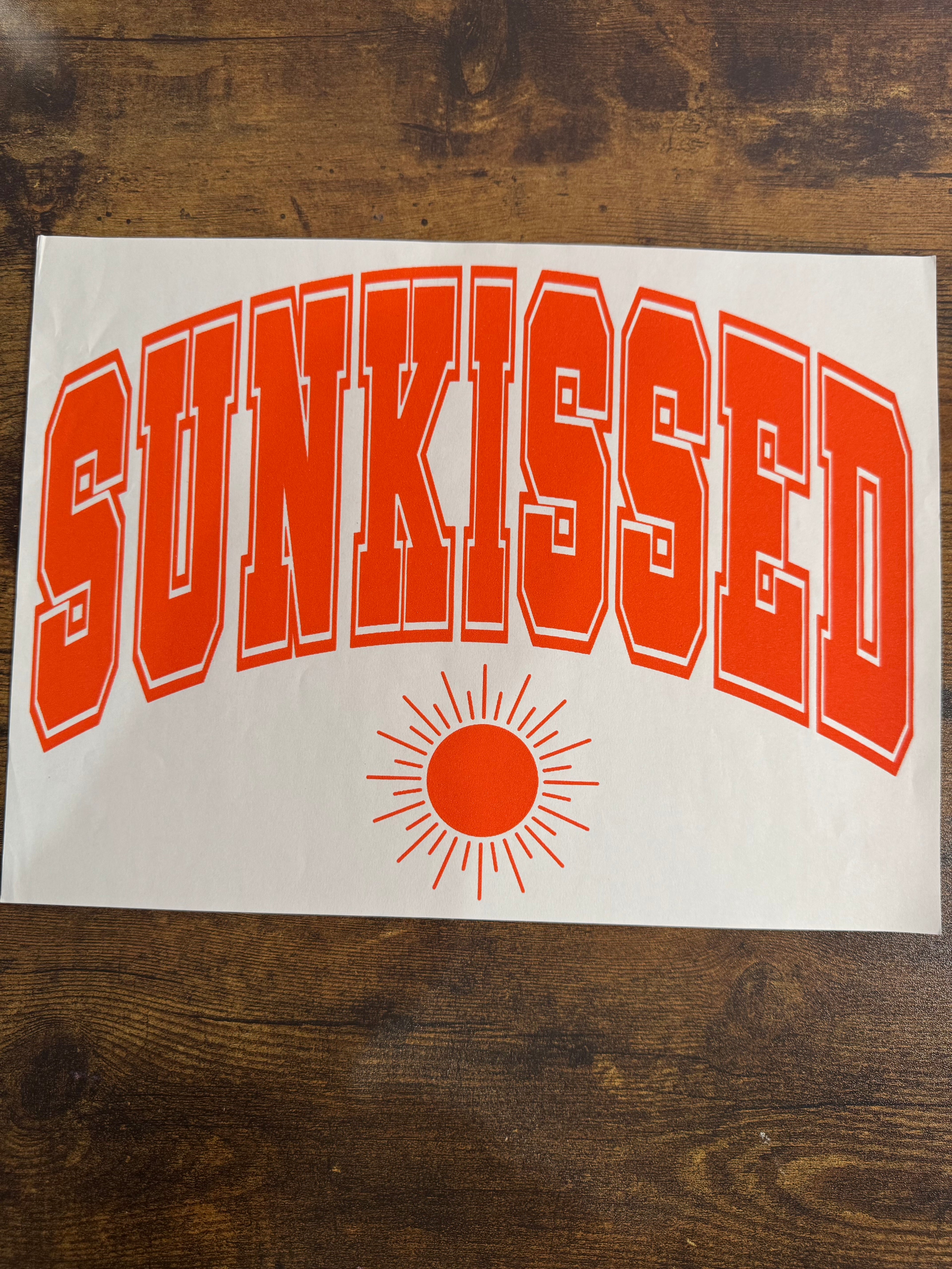 SUNKISSED Transfer