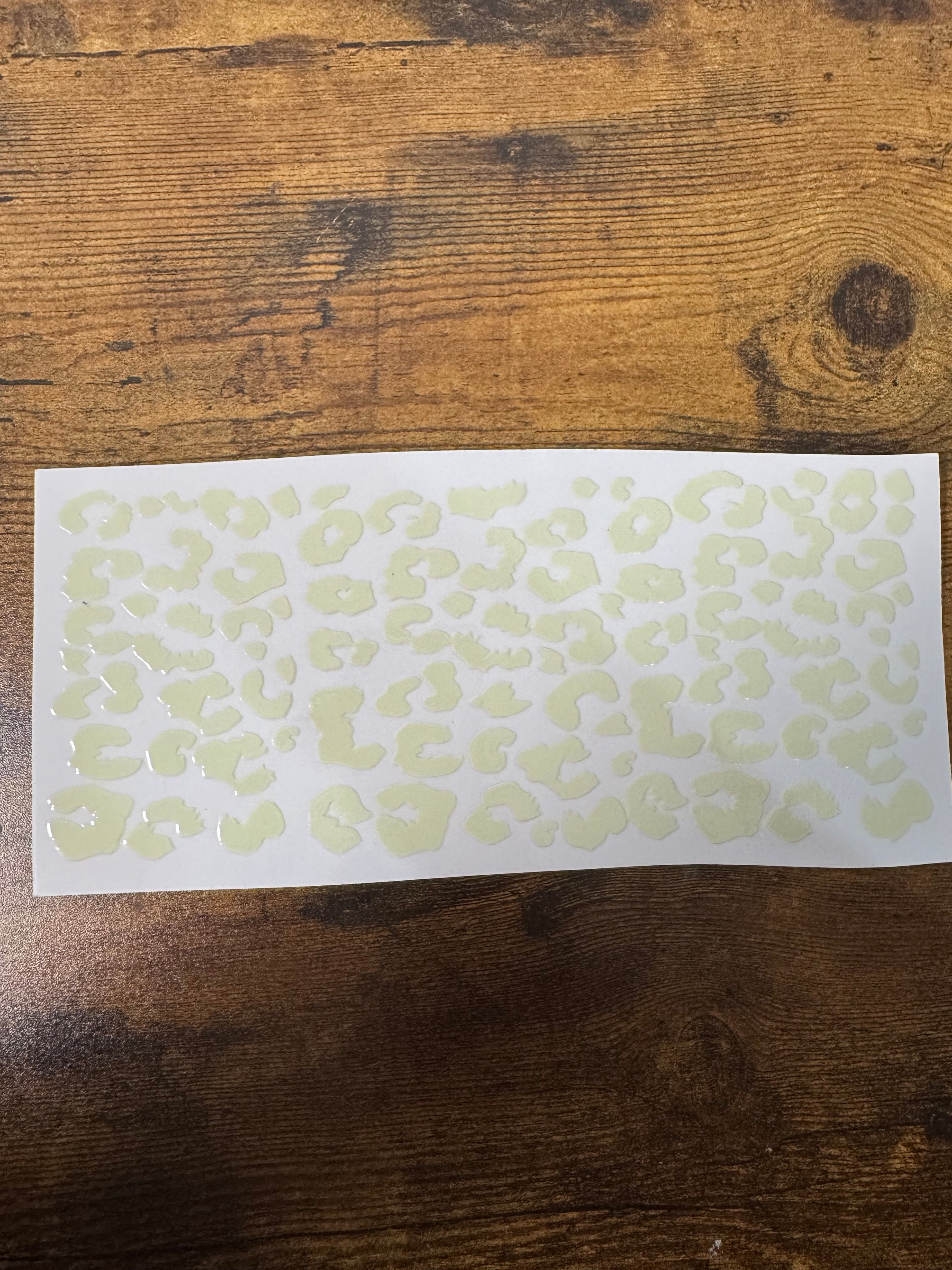 Cream Leopard Wrap