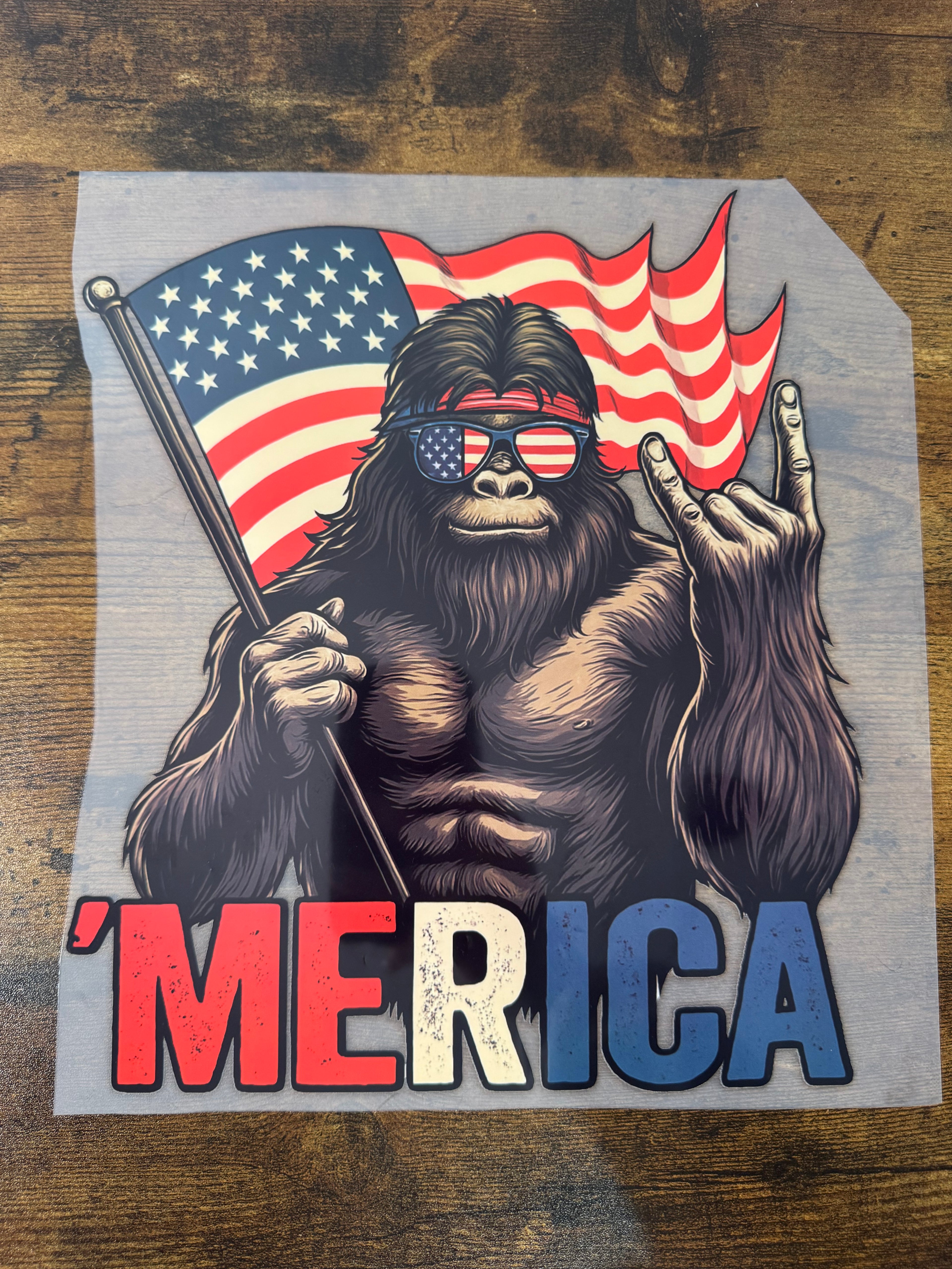 ‘MERICA Gorilla Transfer