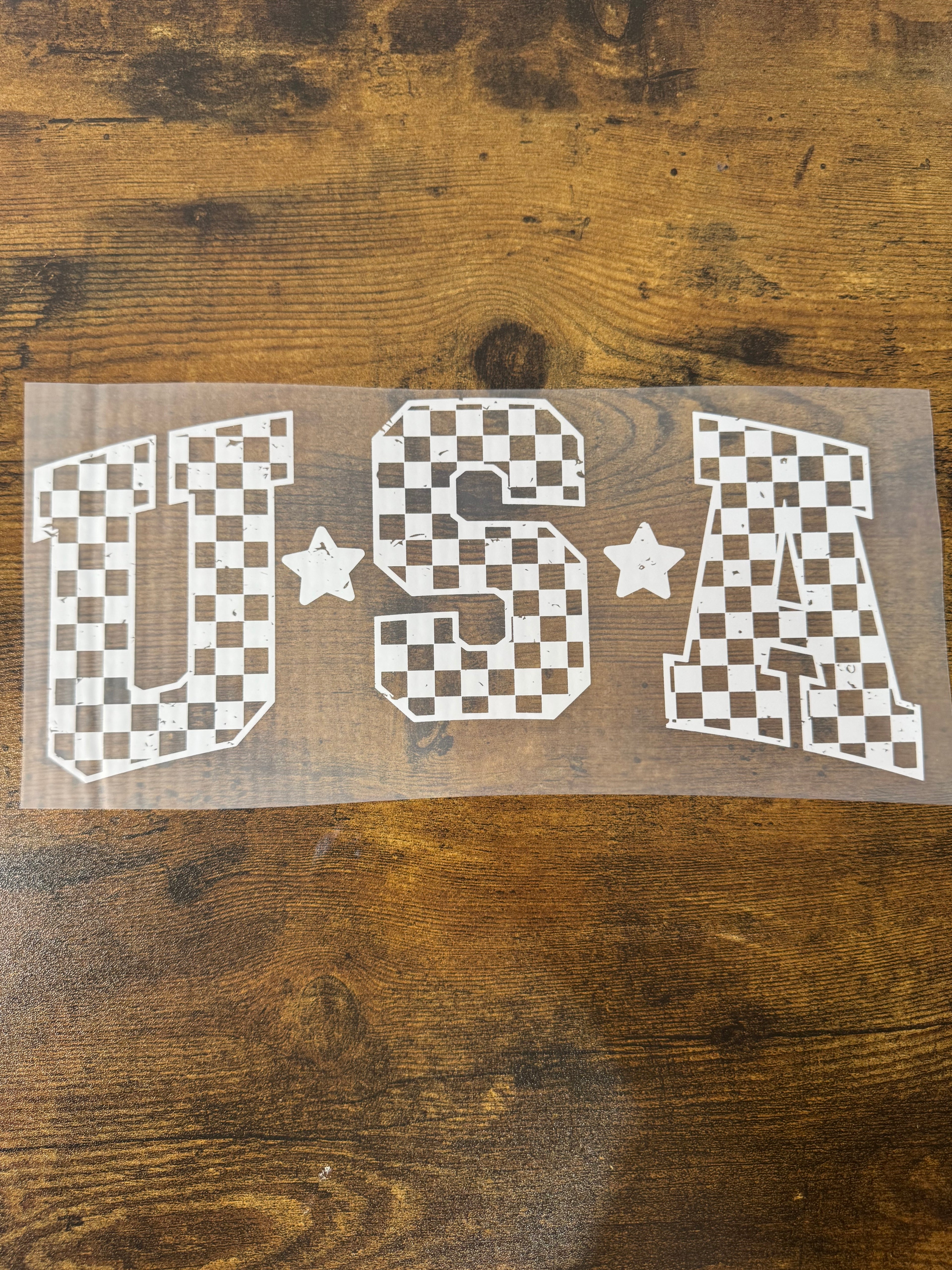 Checkered USA Transfer
