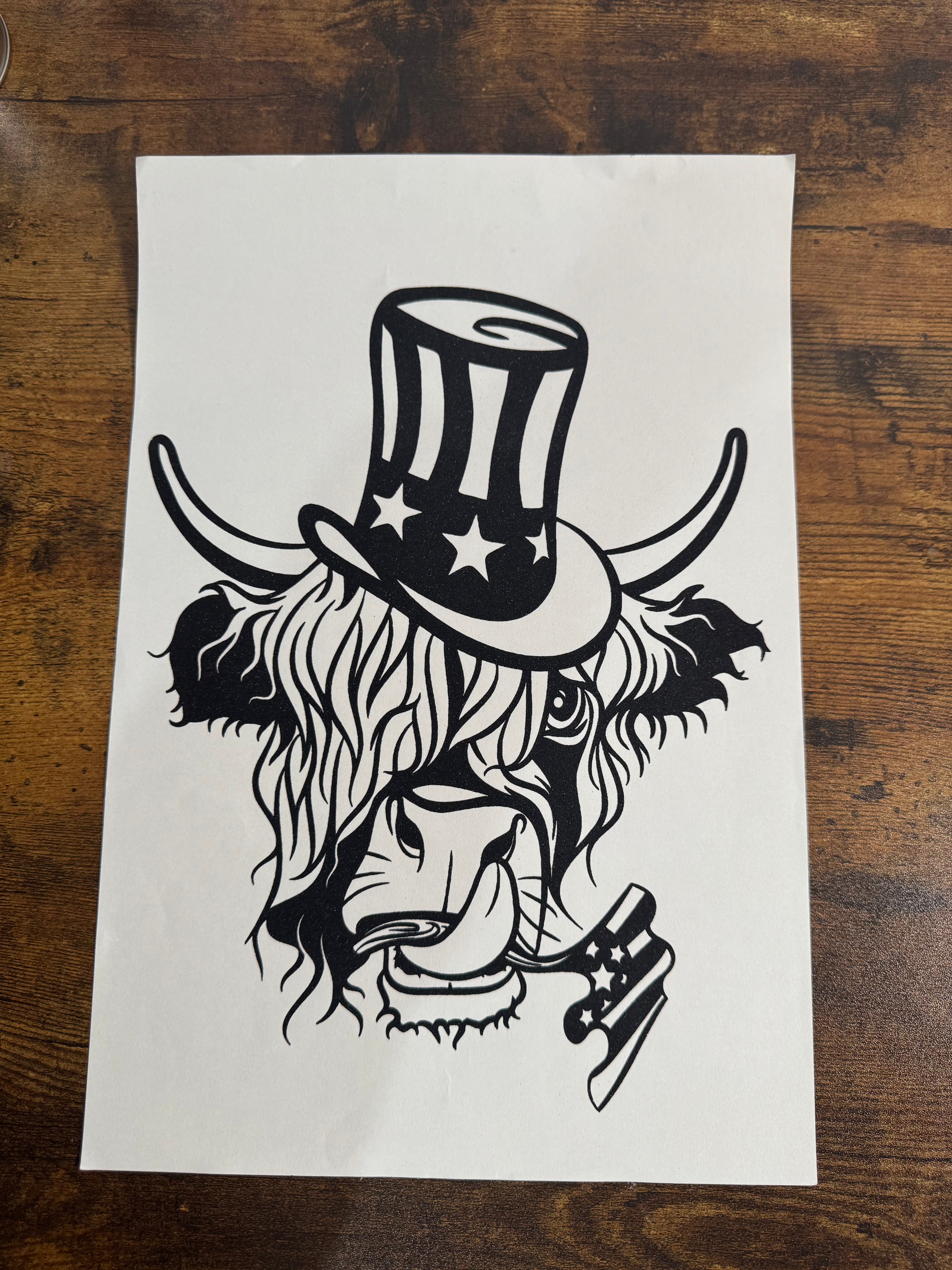 Patriotic Cow Transfer