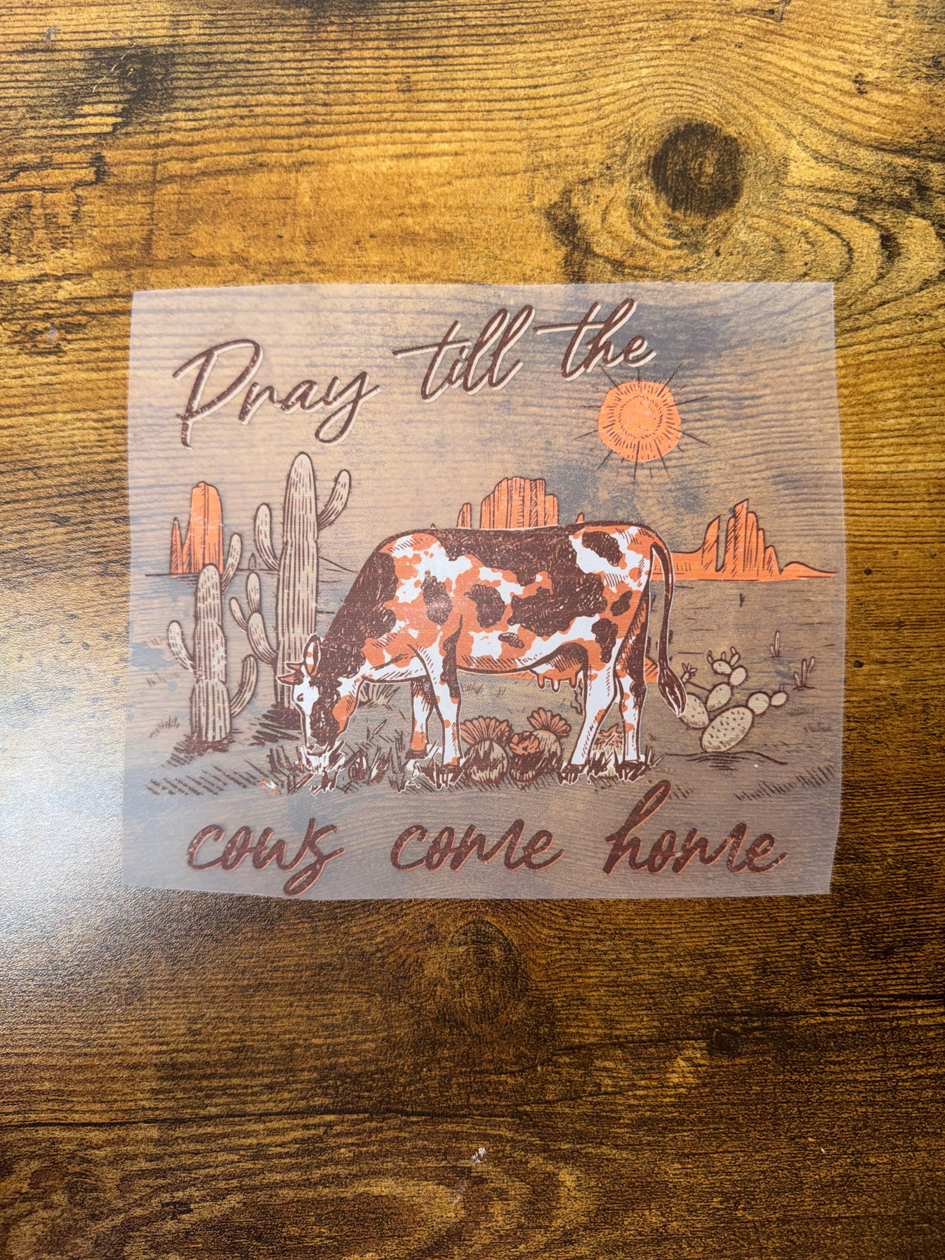 Pray Till The Cows Come Home Transfer