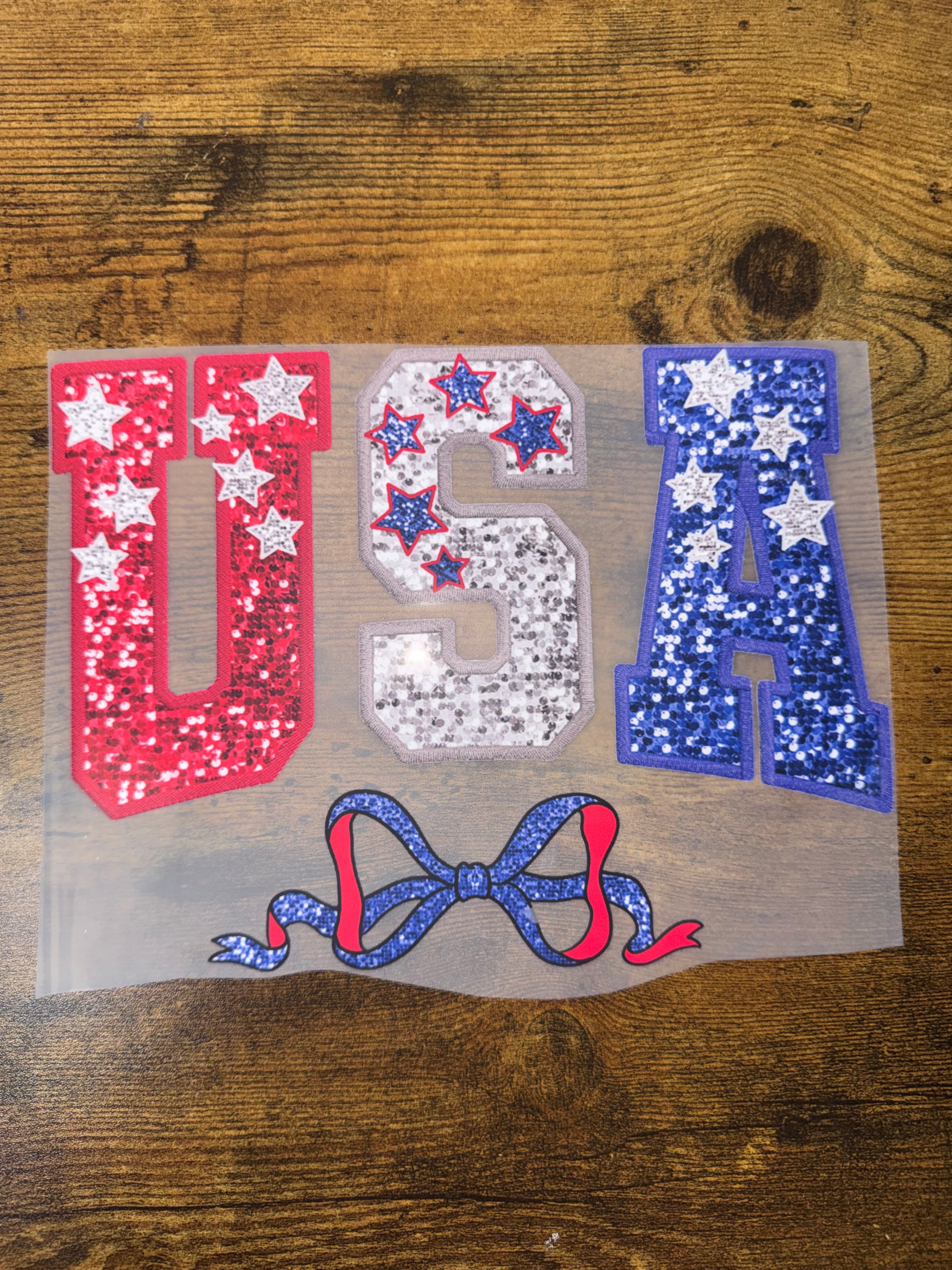 Sparkly USA Transfer