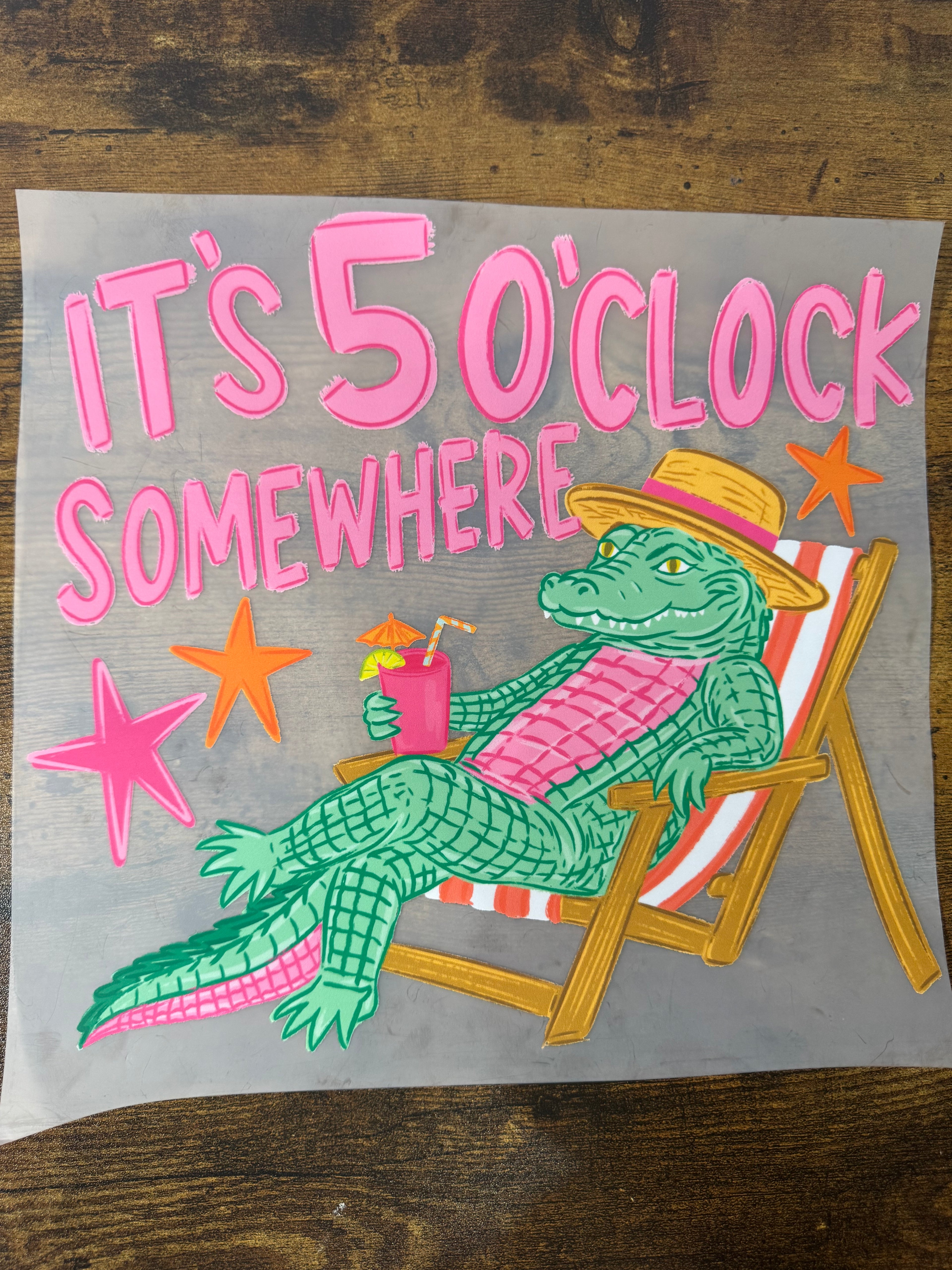 It’s 5 O’Clock Somewhere Transfer