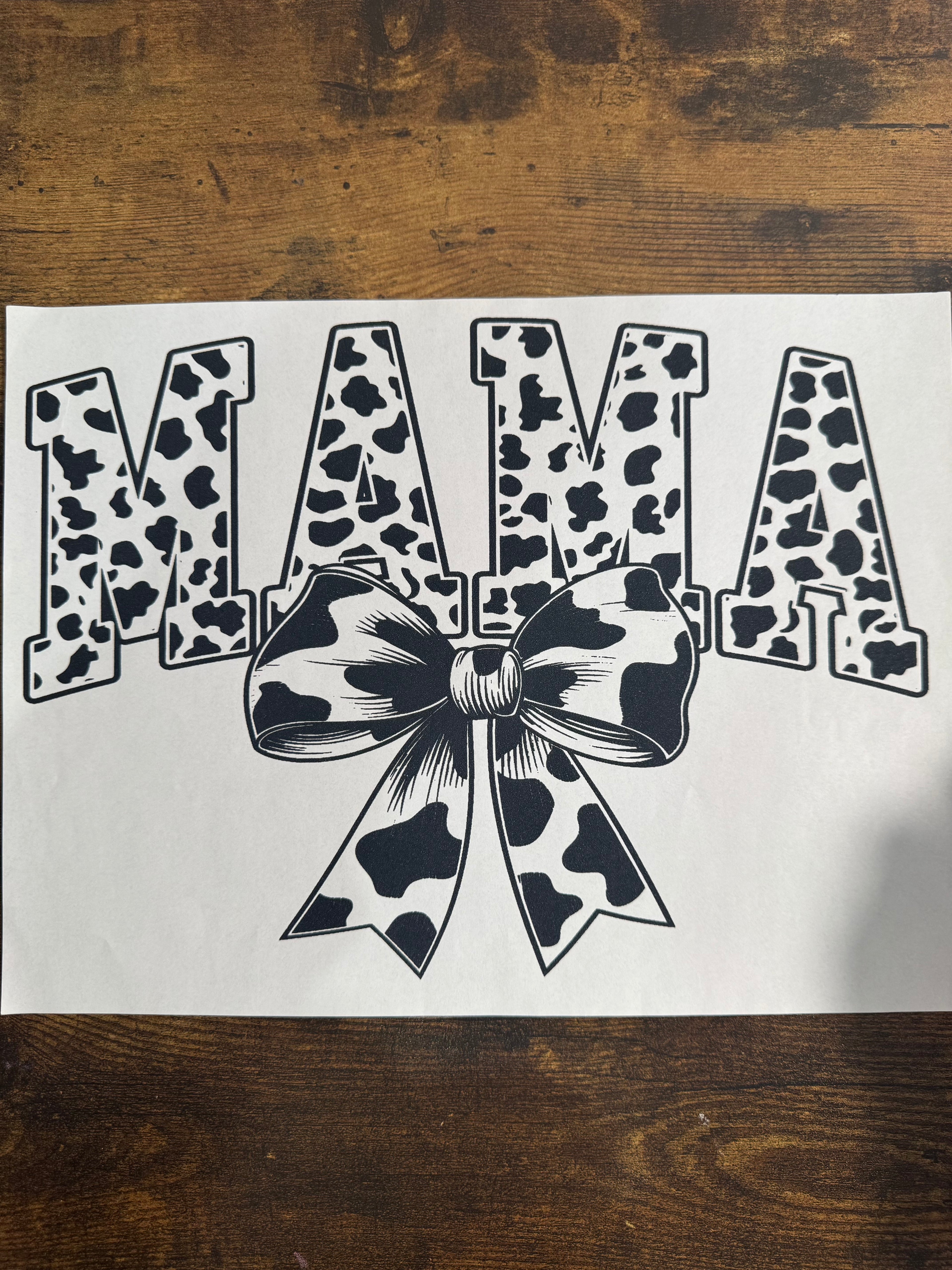 Cow Print MAMA