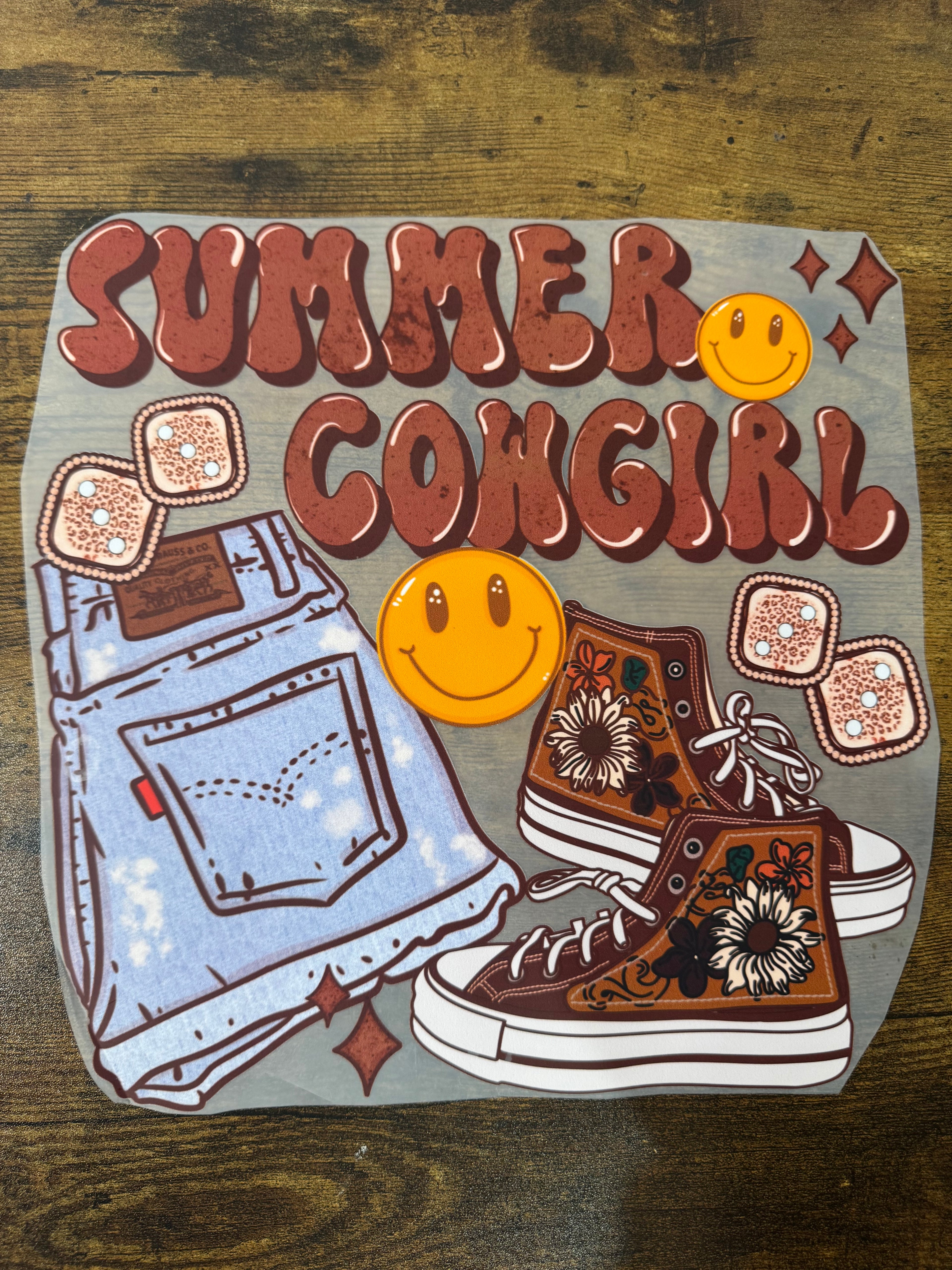 Summer Cowgirl Transfer