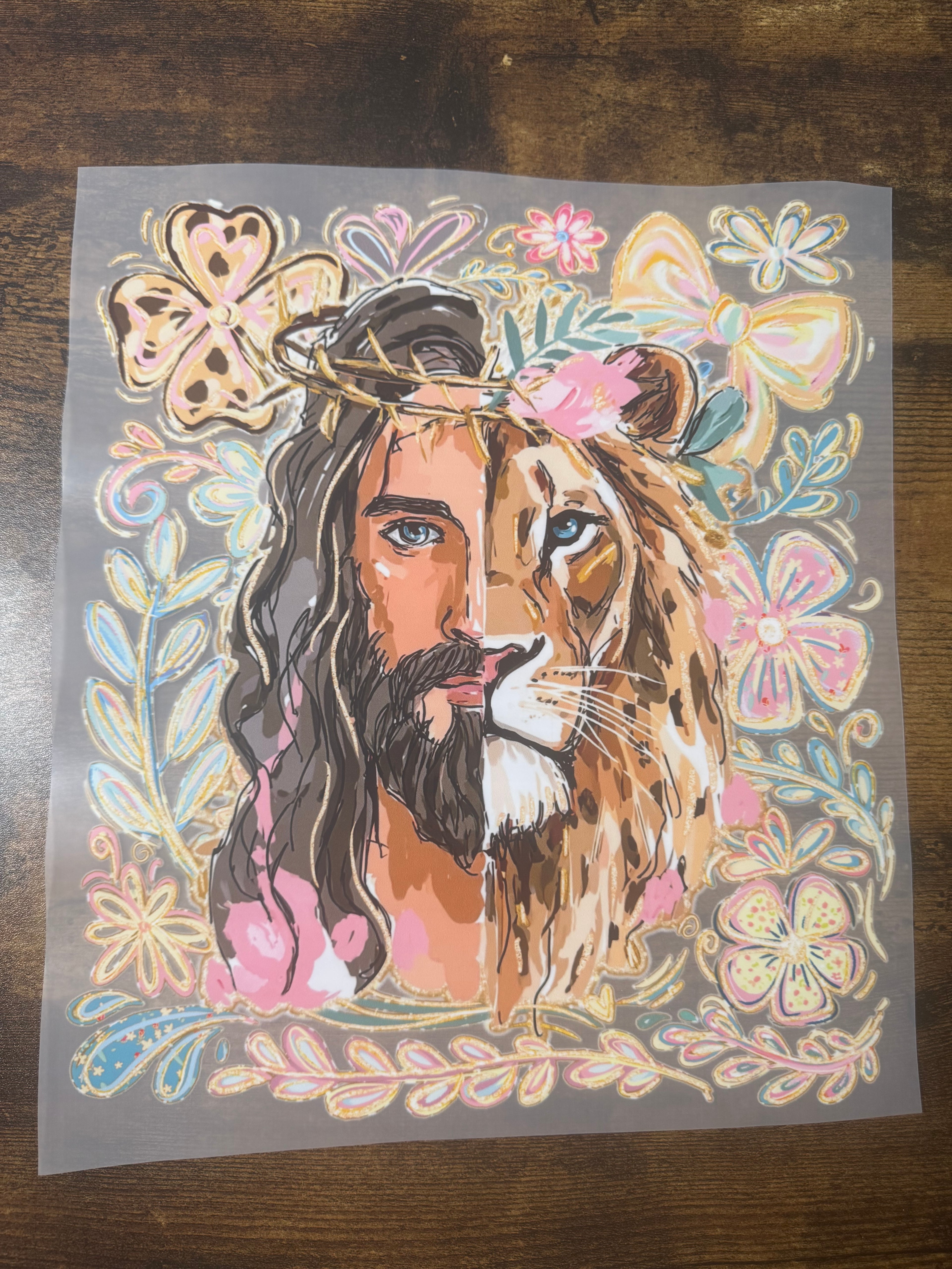 Jesus & Tiger Split Face Transfer