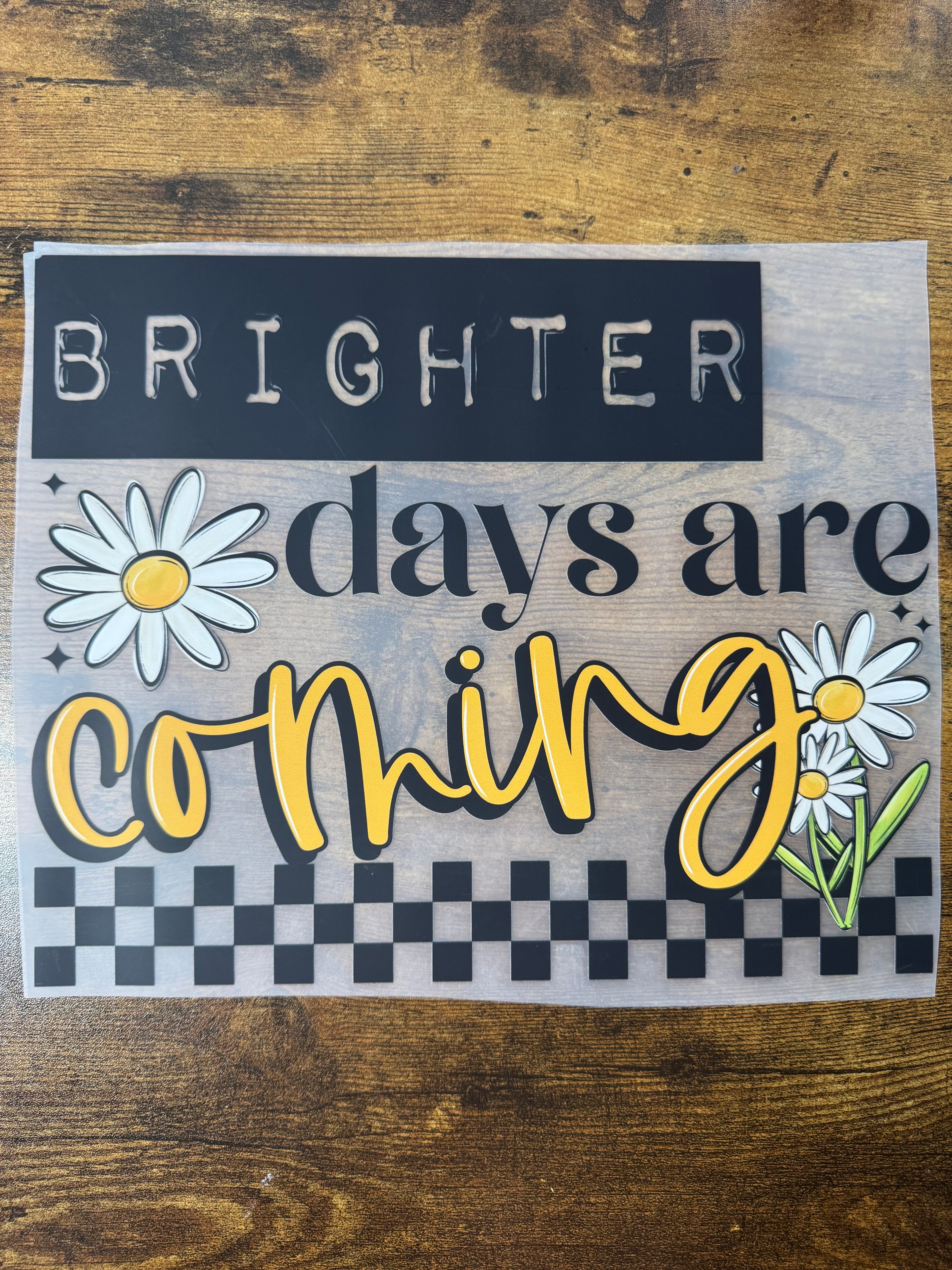Brighter Days Are Coming Transfer