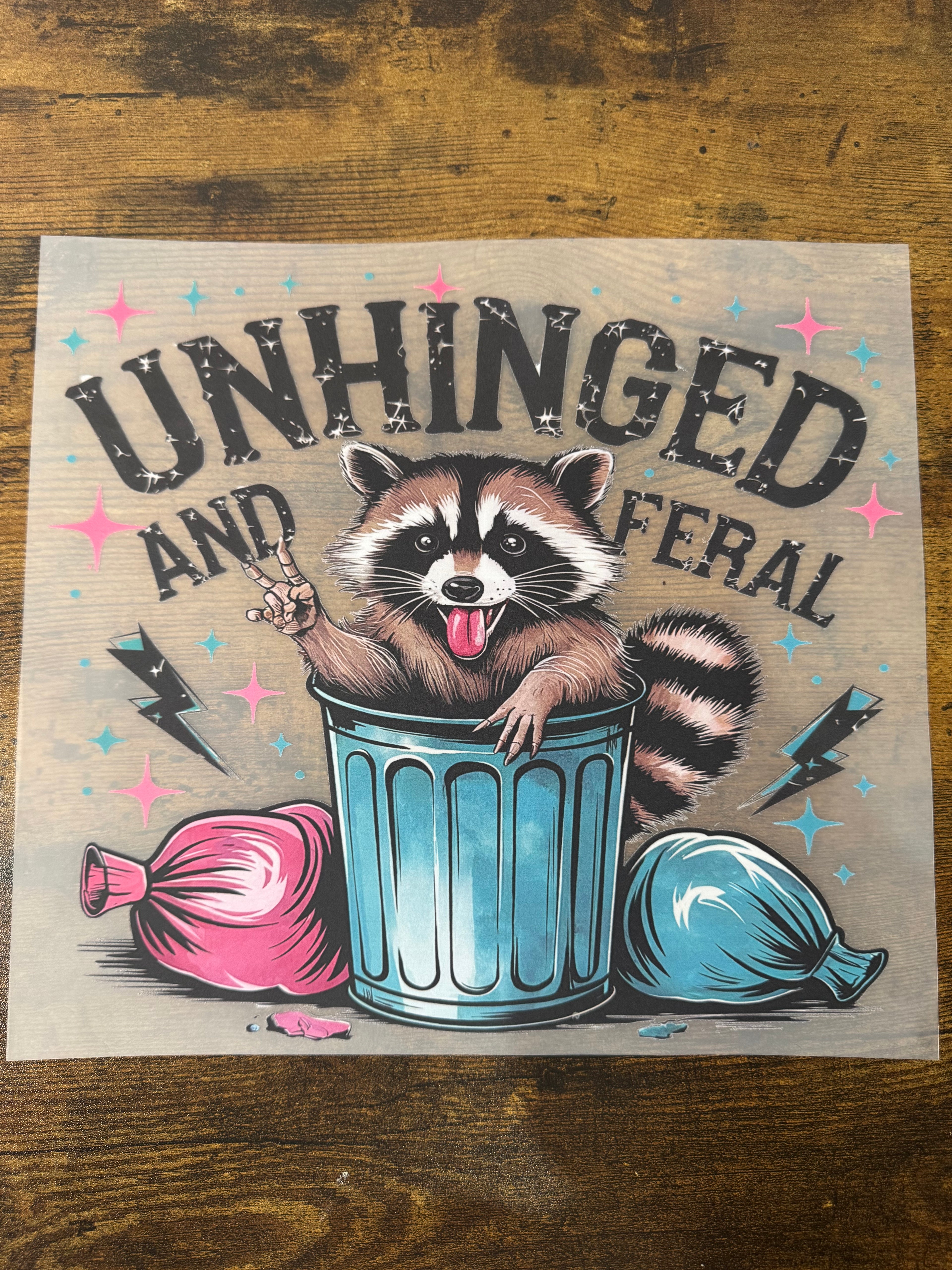 Unhinged & Feral Raccoon Transfer