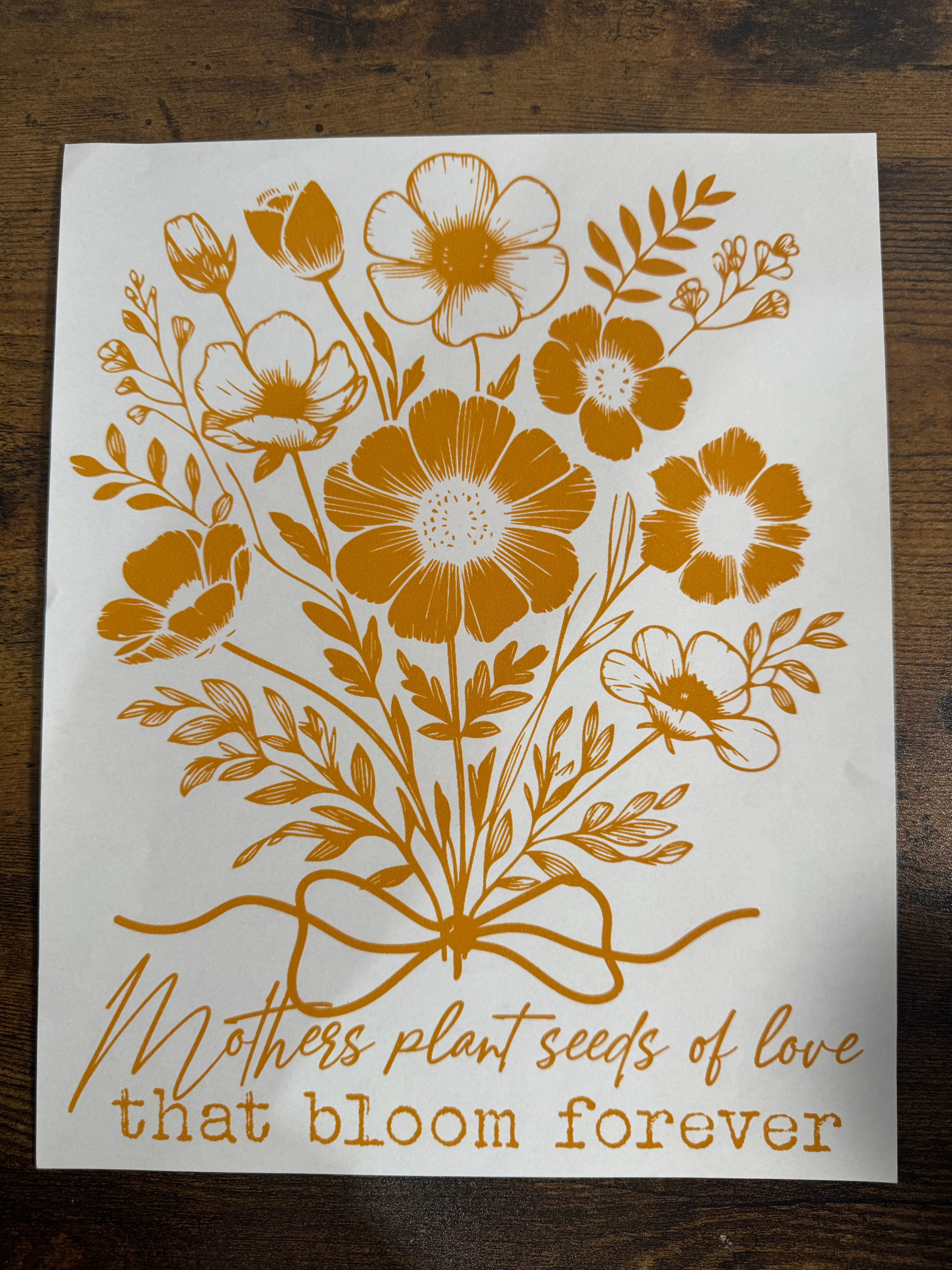 Mothers plant seeds of love Transfer