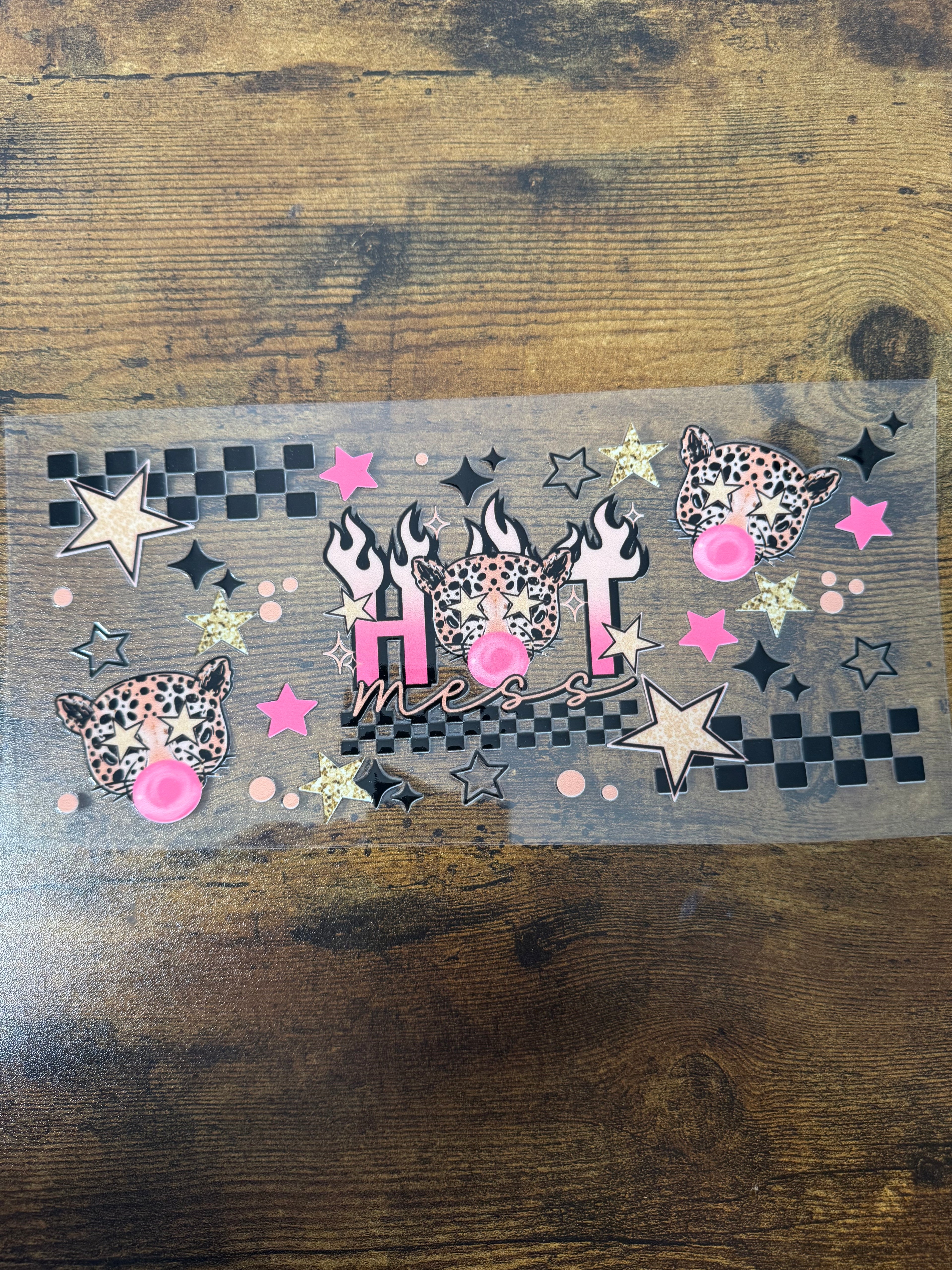Hot Mess Coquette Leopard Wrap
