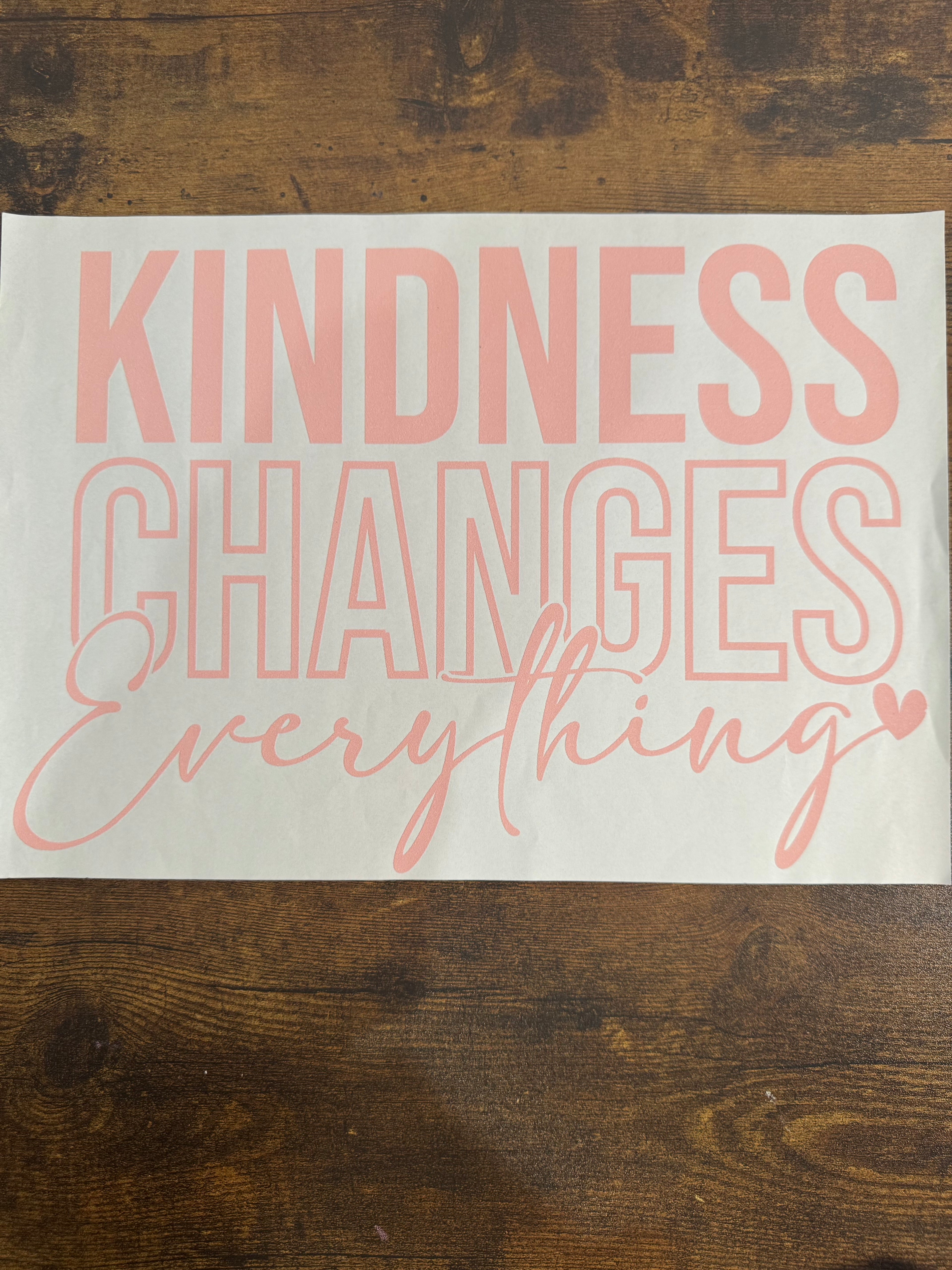 Kindness Changes Everything Transfer