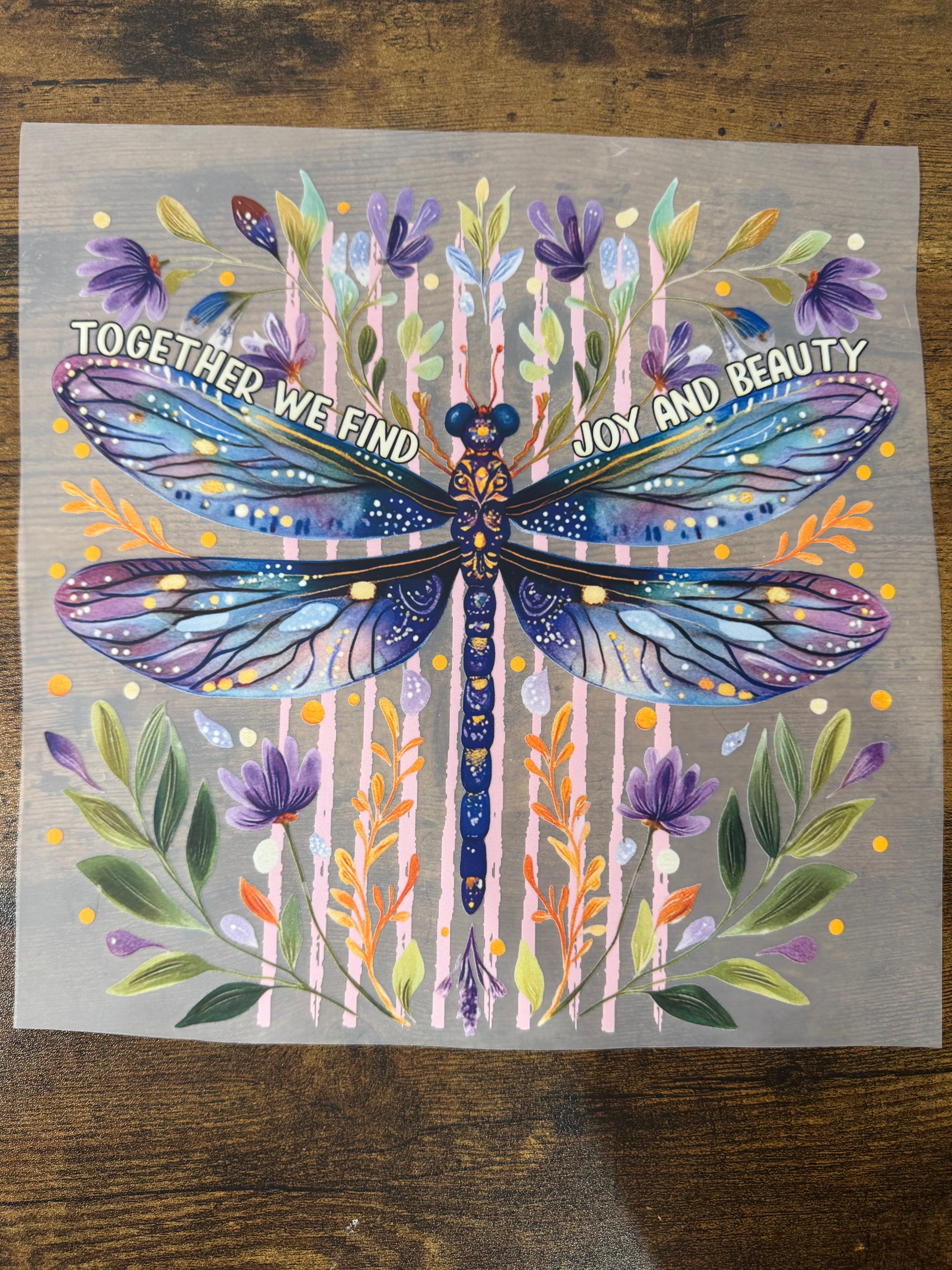 Together We Find Joy And Beauty Transfer